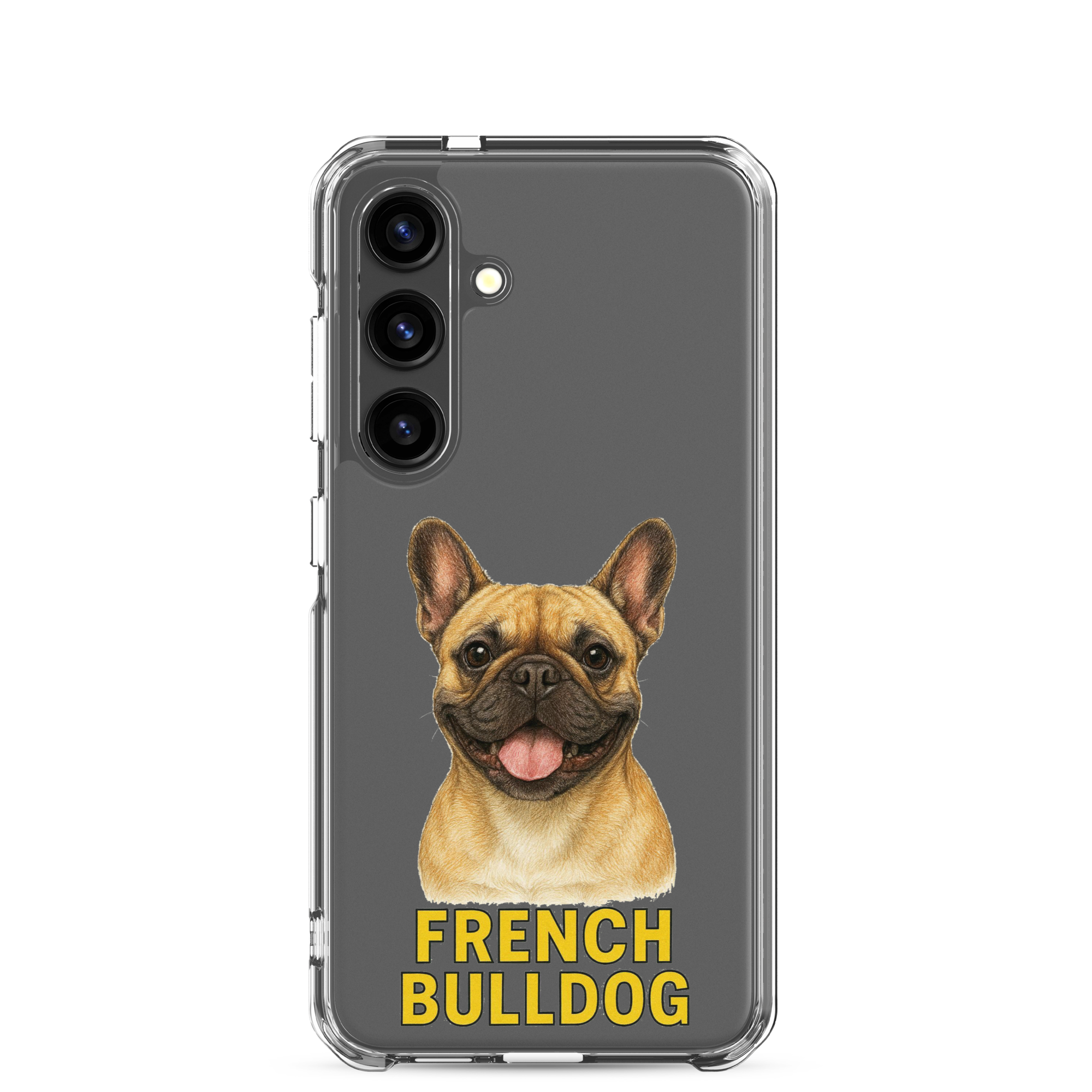 French Bulldog Clear Case for Samsung