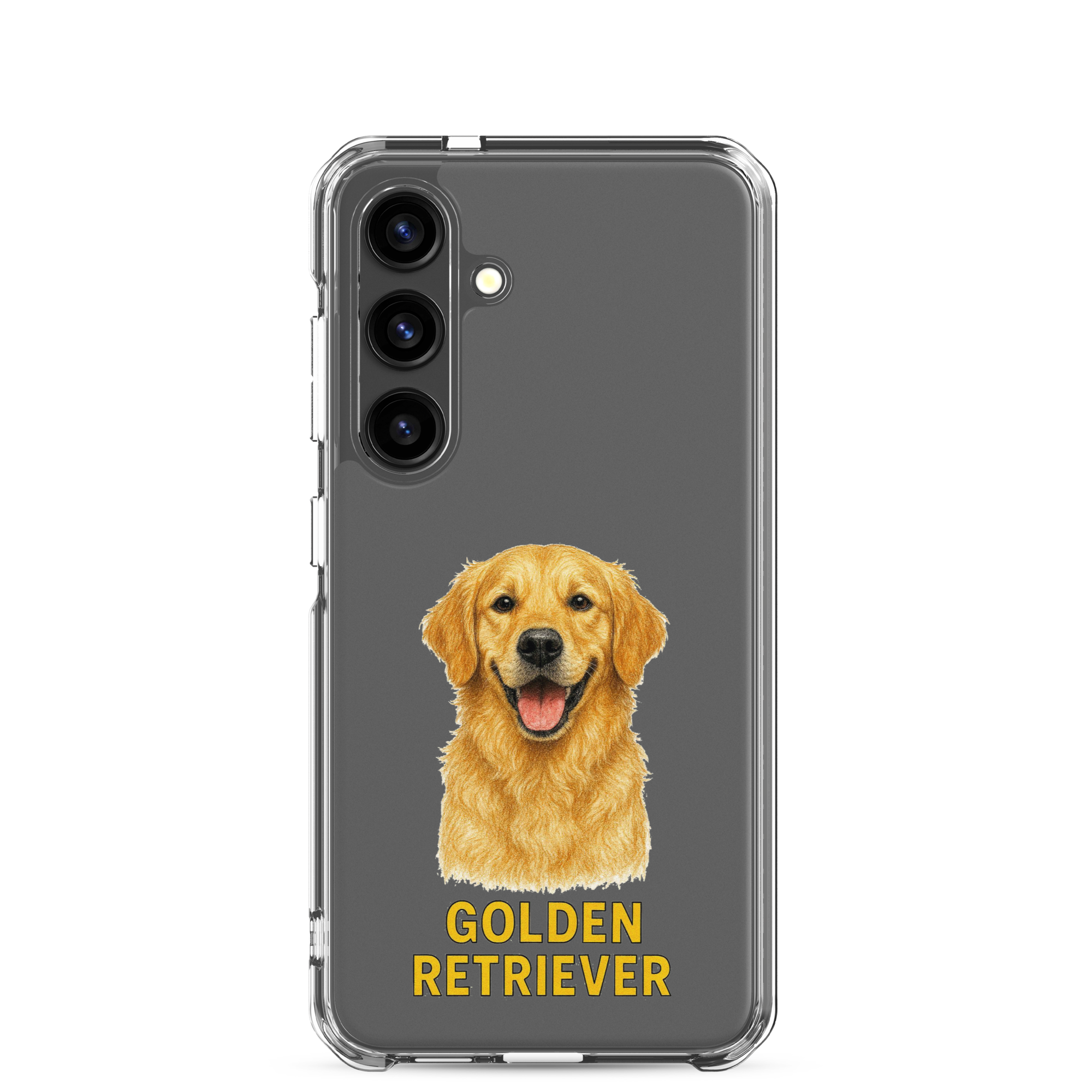 Golden Retriever Clear Case for Samsung