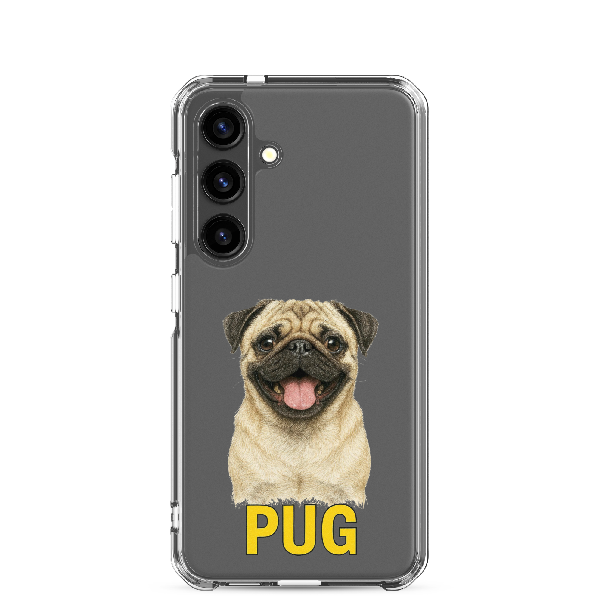 Pug Clear Case for Samsung