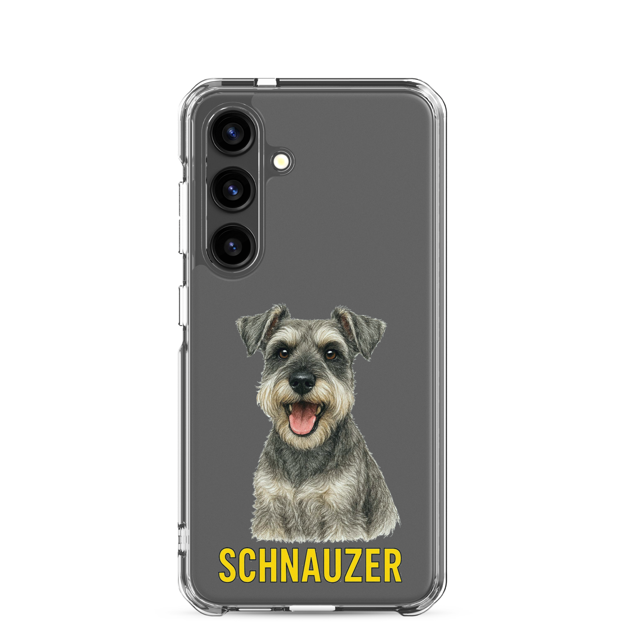 Schnauzer Clear Case for Samsung
