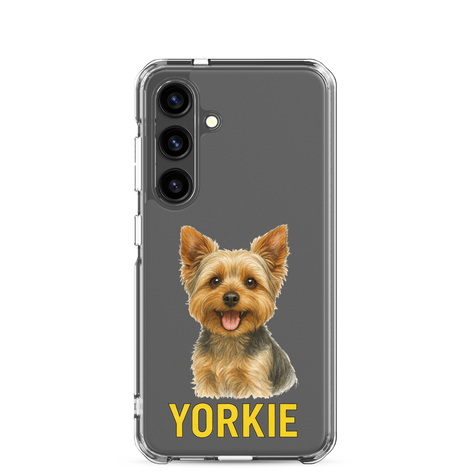Yorkie Clear Case for Samsung