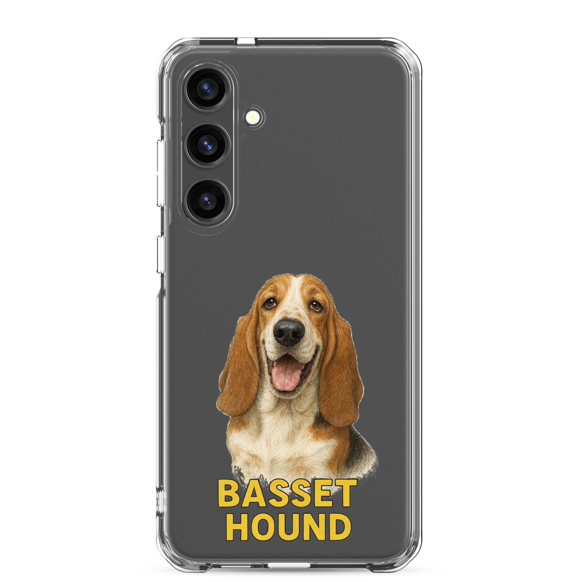 Basset Hound Clear Case for Samsung