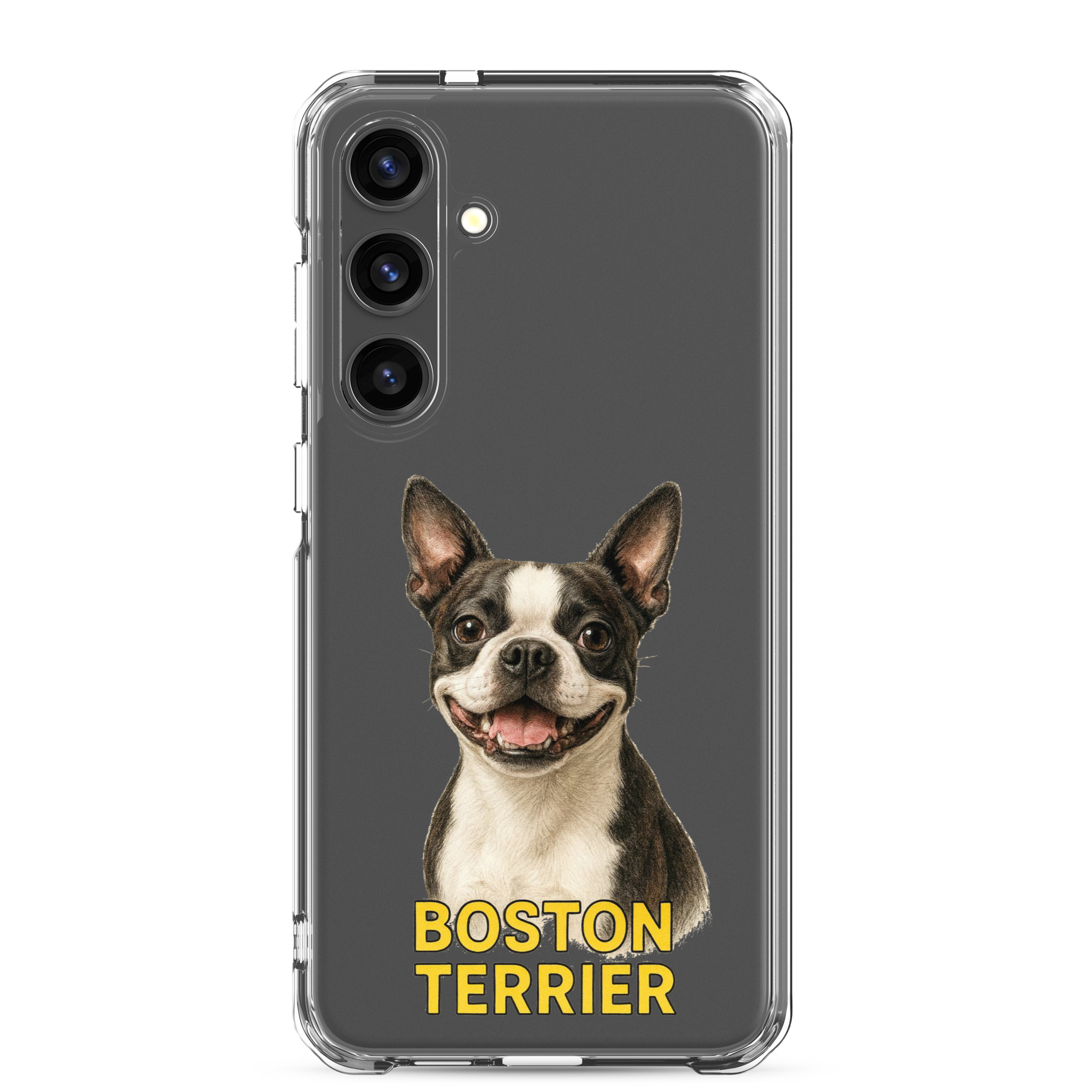 Boston Terrier Clear Case for Samsung