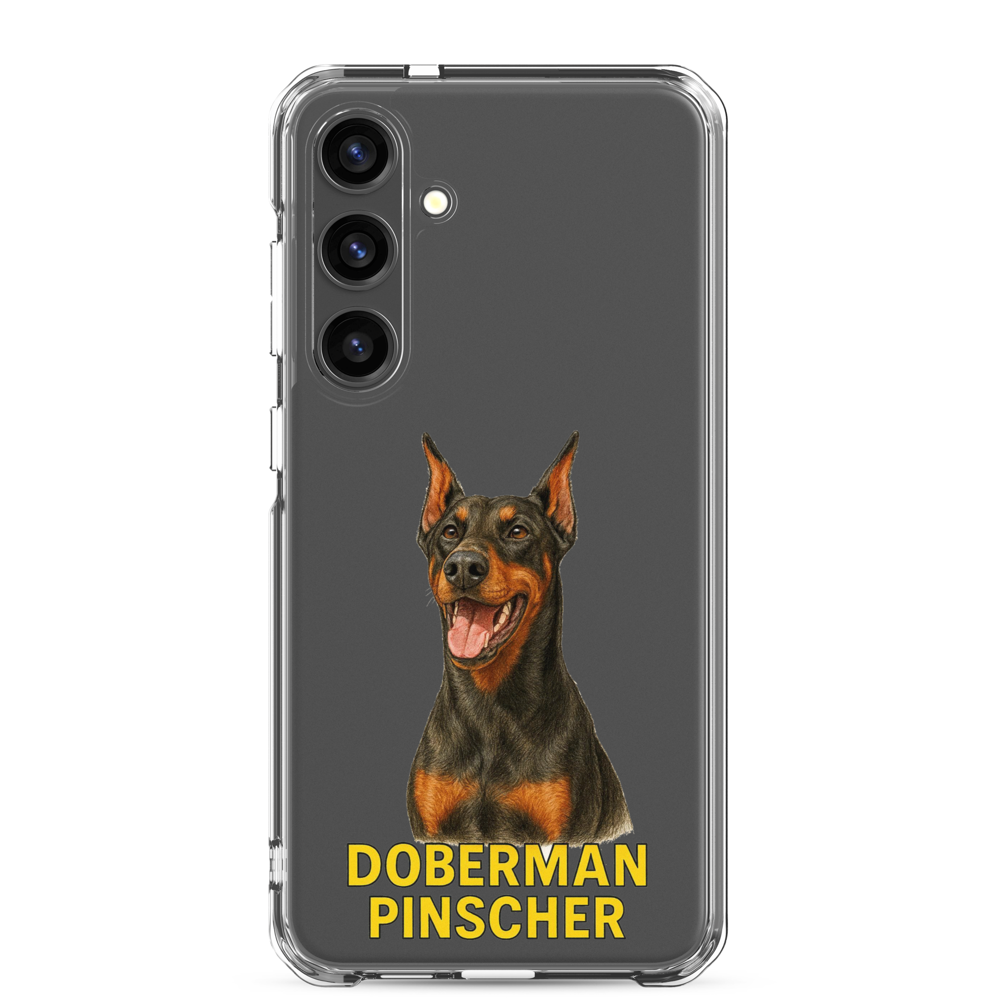 Doberman Pinscher Clear Case for Samsung