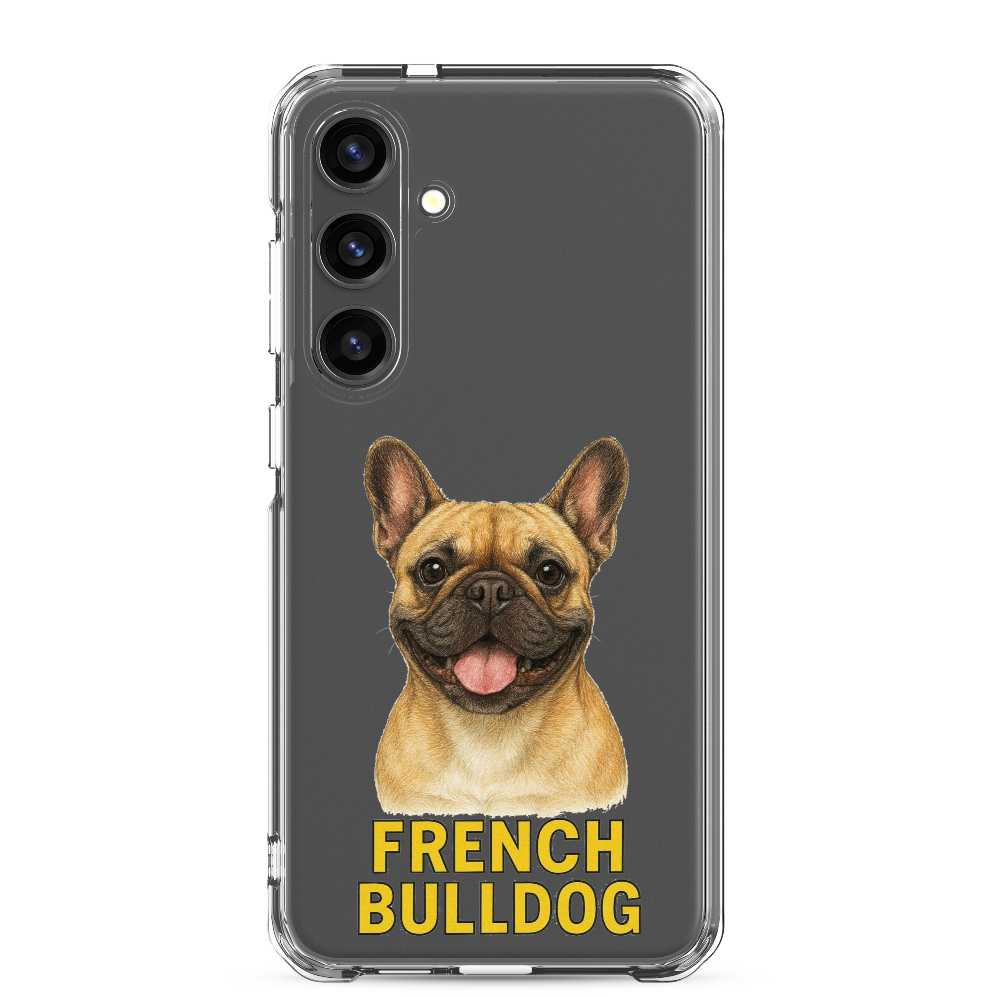 French Bulldog Clear Case for Samsung
