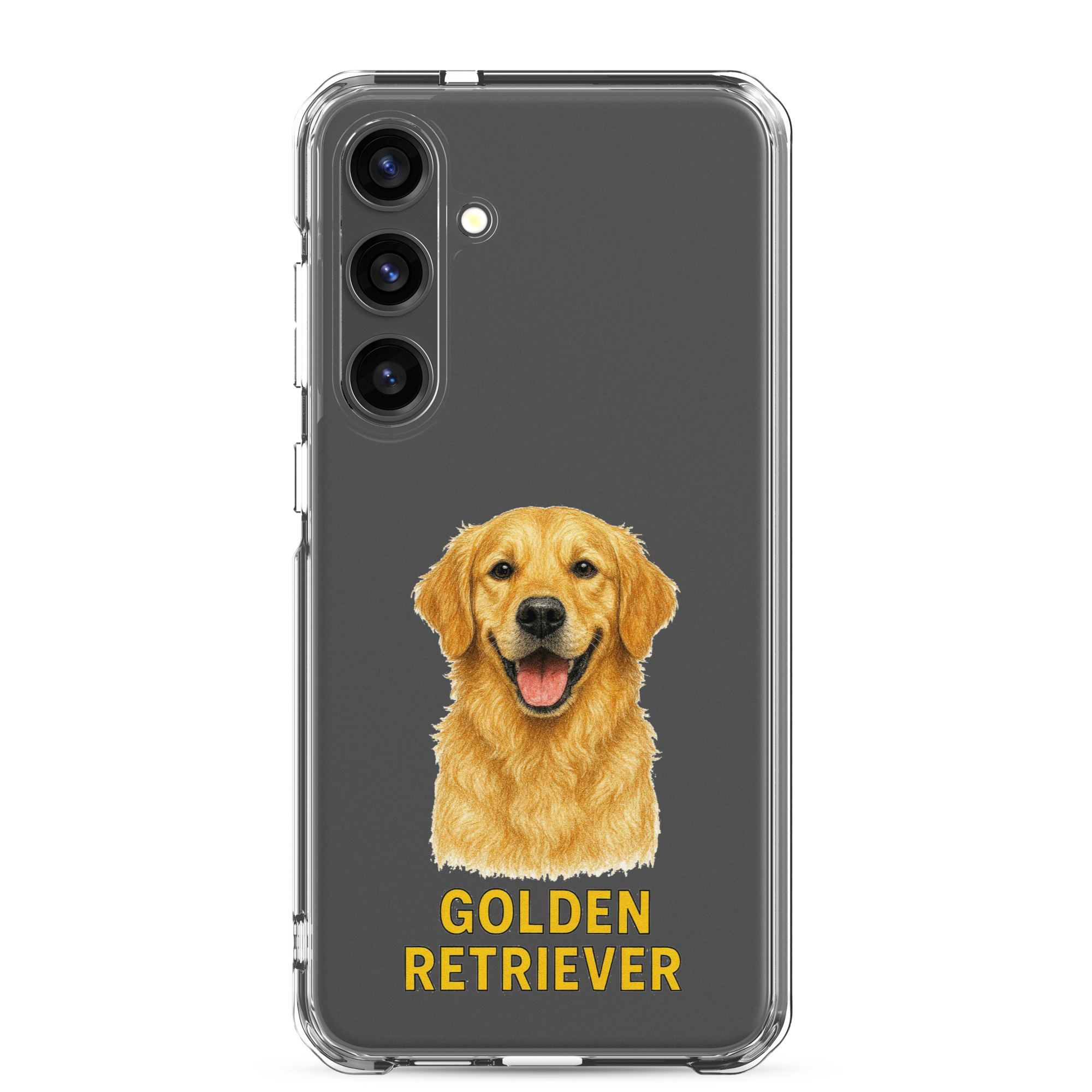 Golden Retriever Clear Case for Samsung