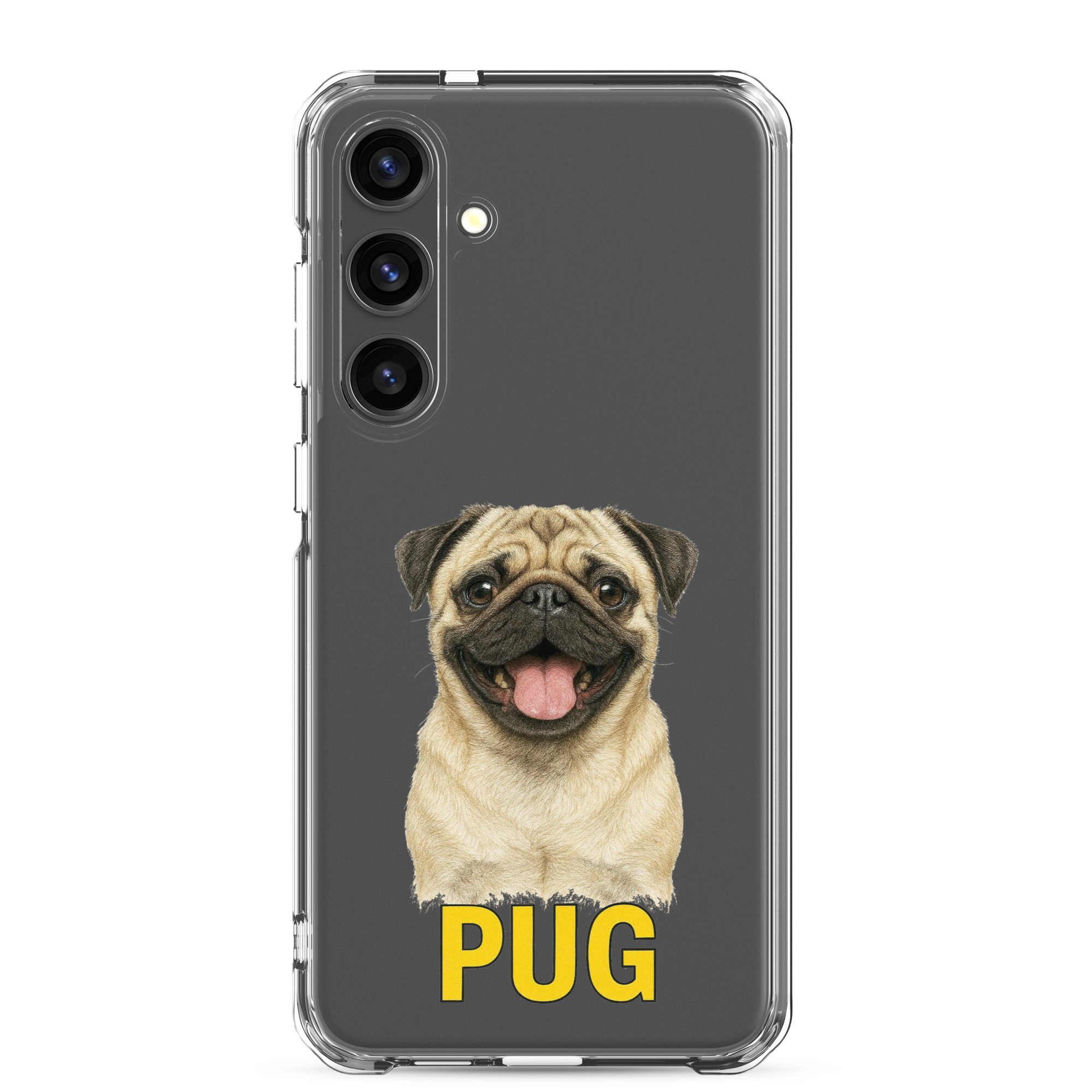 Pug Clear Case for Samsung