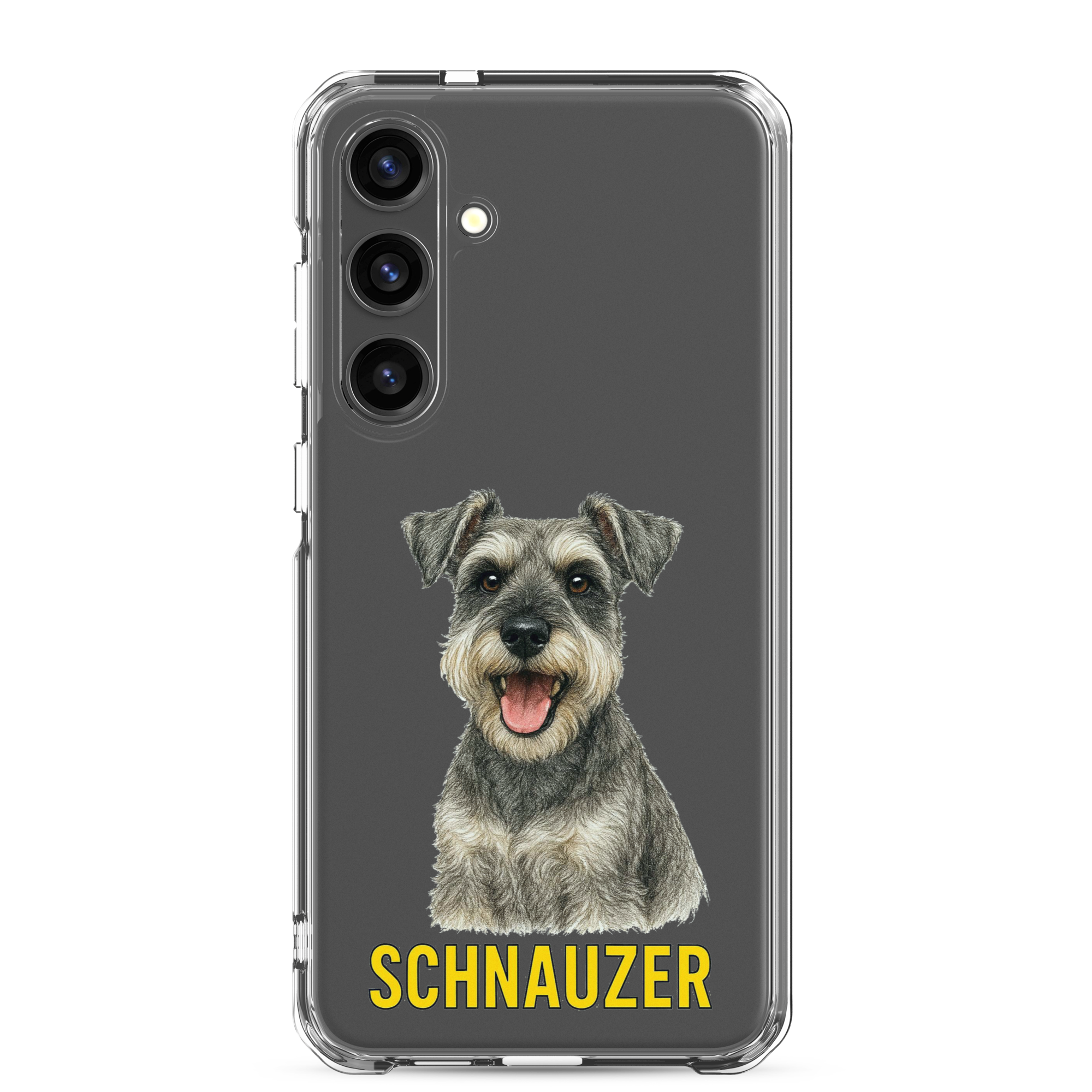 Schnauzer Clear Case for Samsung