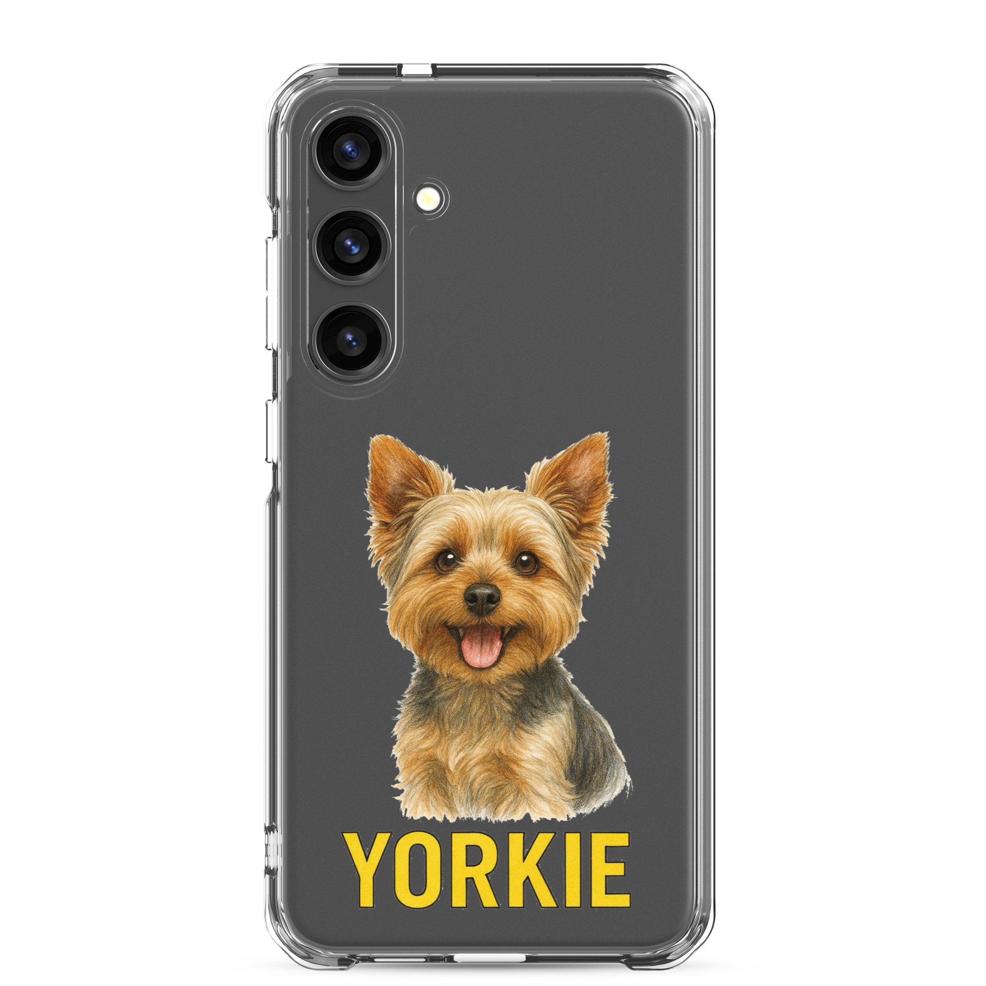 Yorkie Clear Case for Samsung