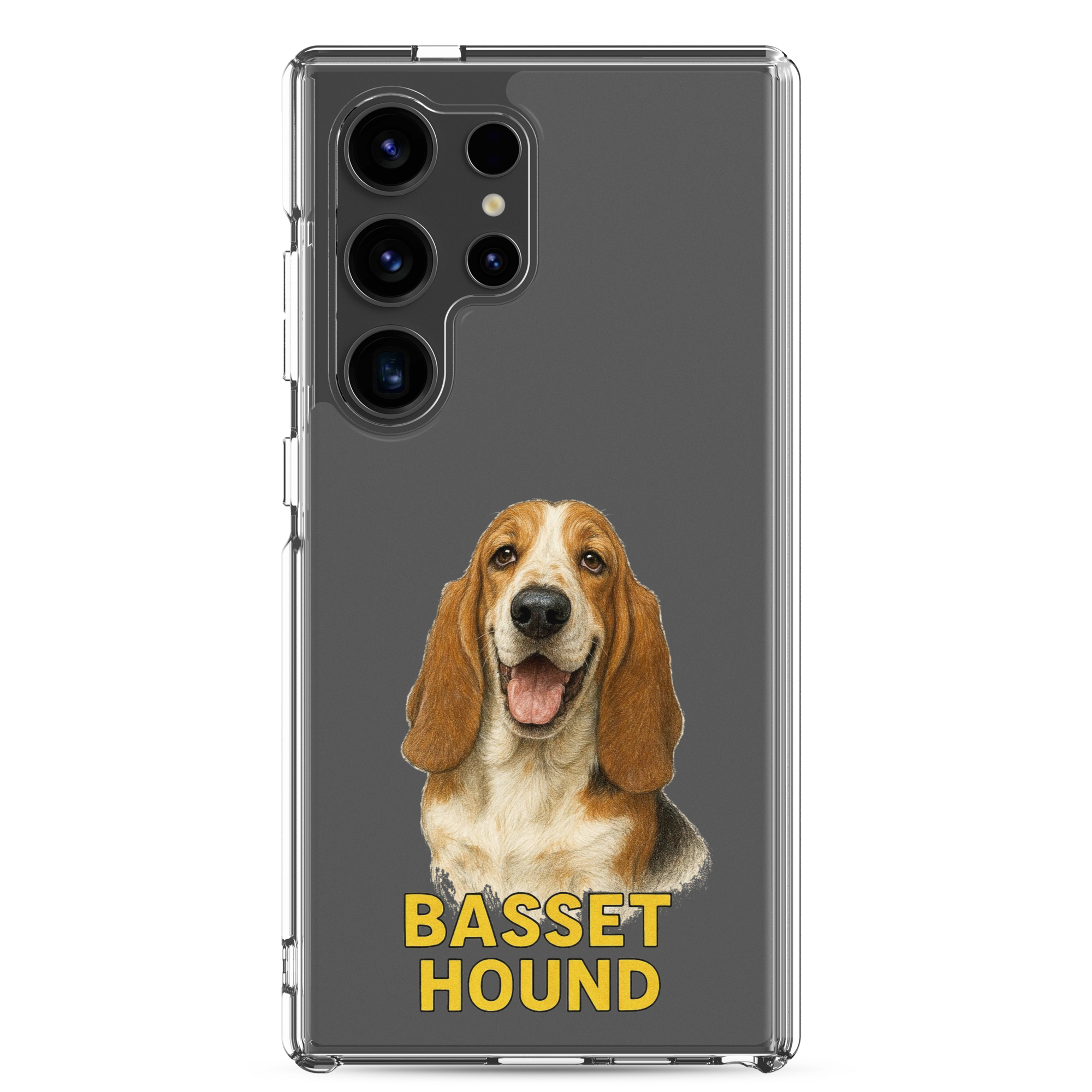 Basset Hound Clear Case for Samsung
