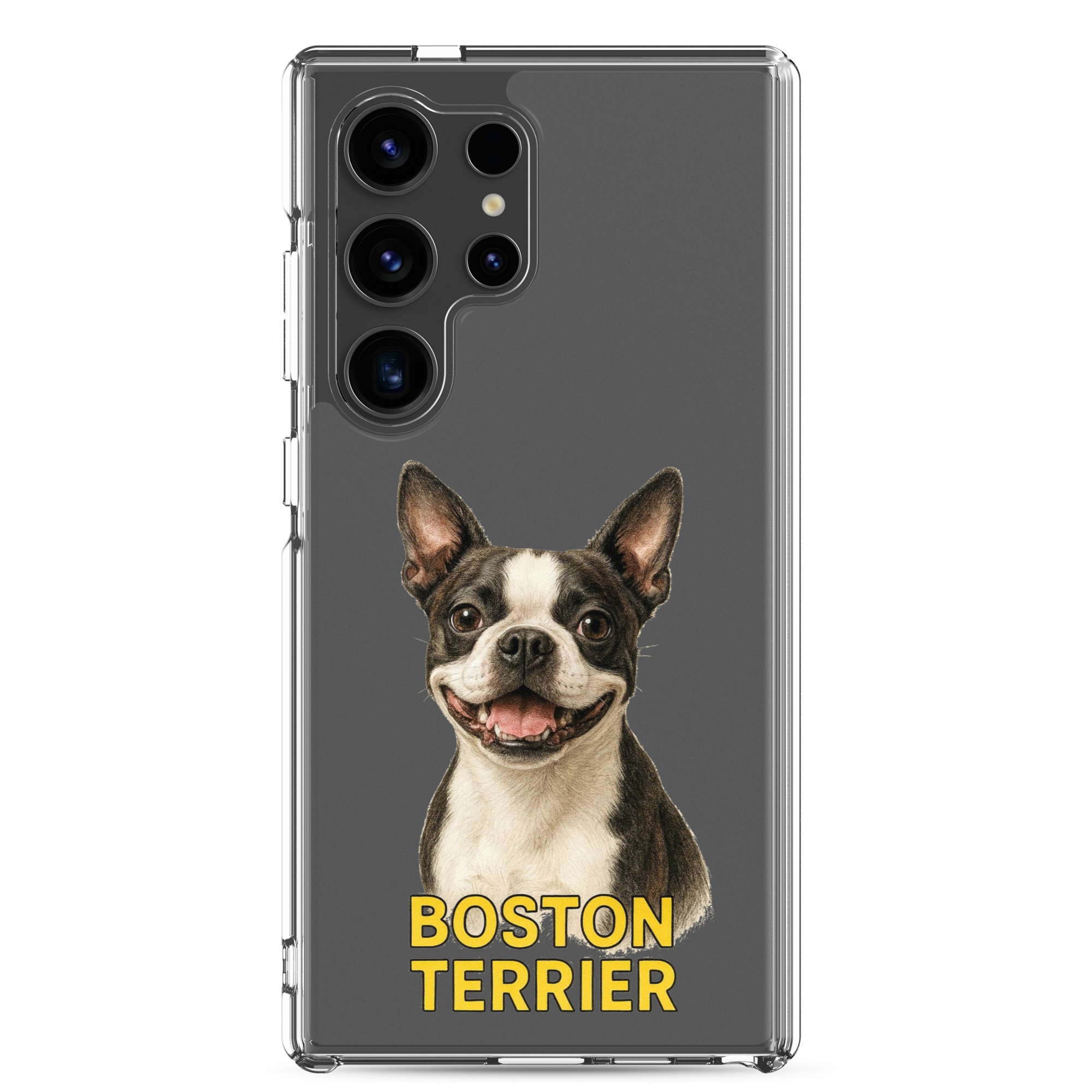 Boston Terrier Clear Case for Samsung