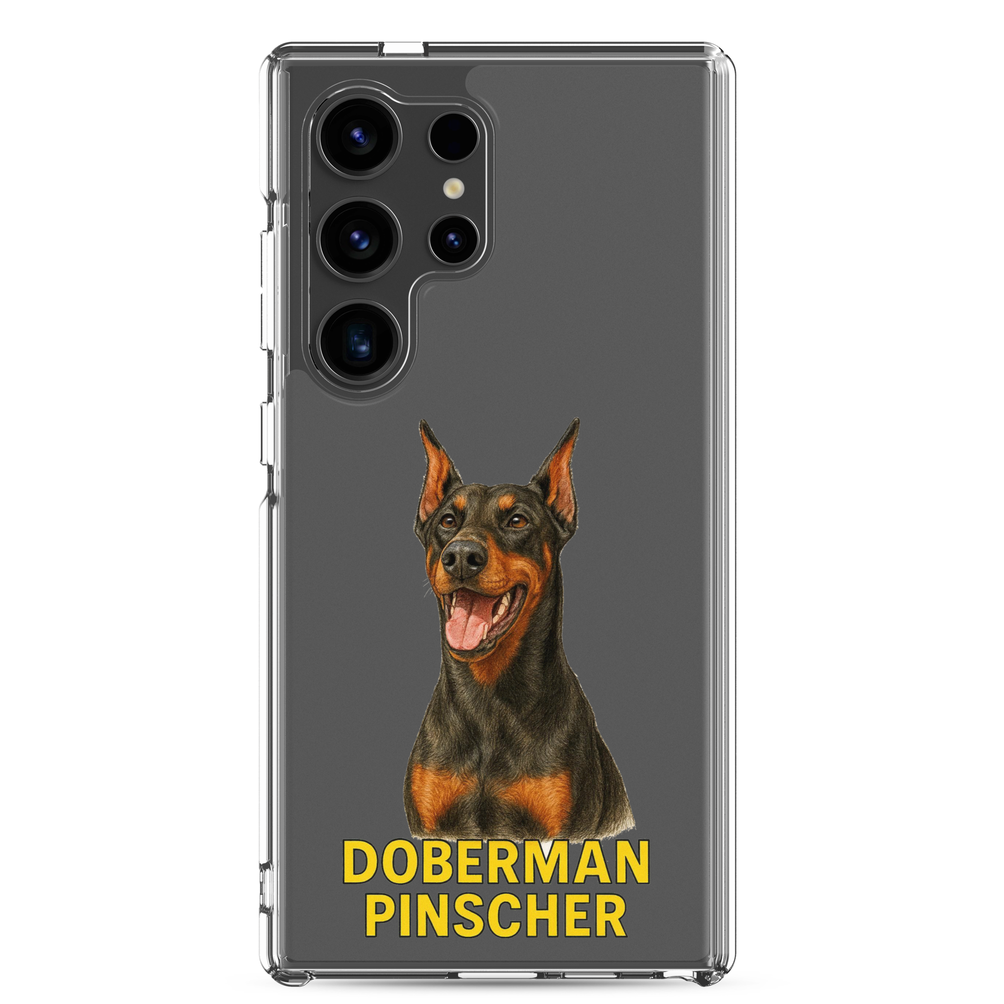 Doberman Pinscher Clear Case for Samsung