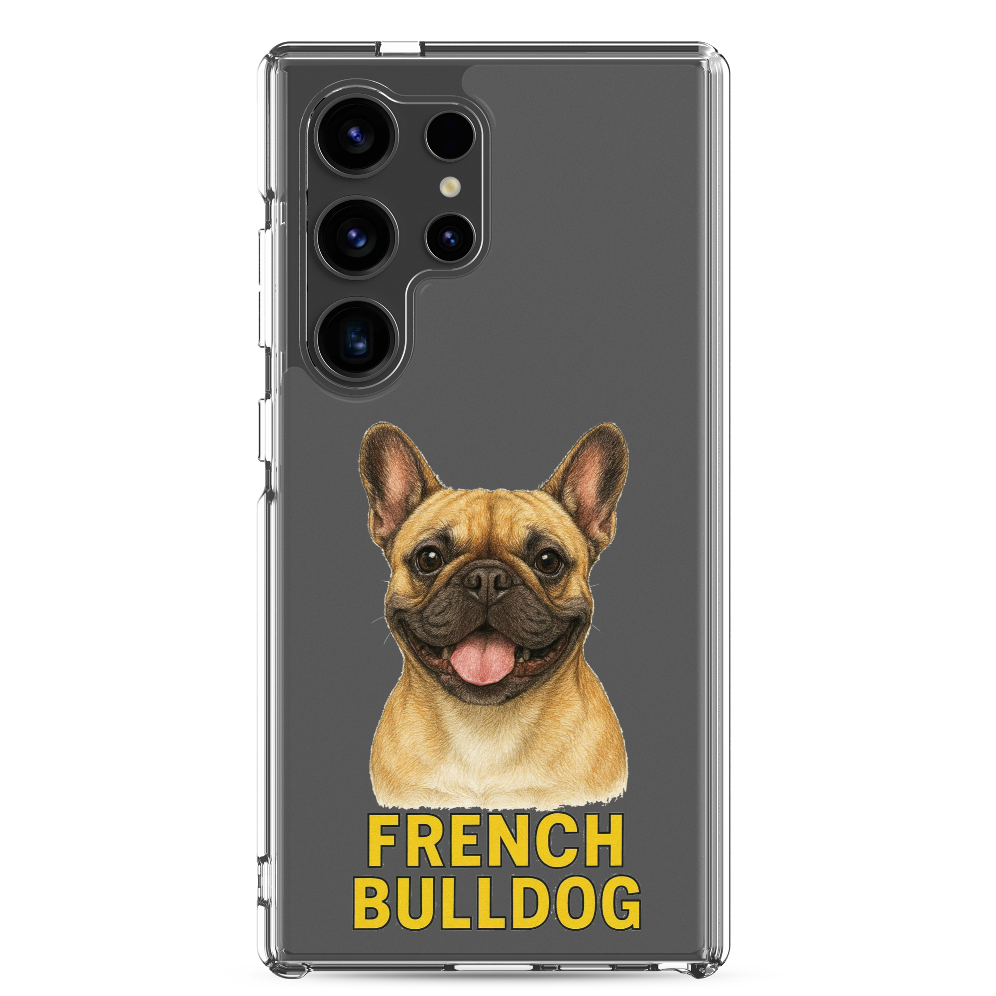 French Bulldog Clear Case for Samsung