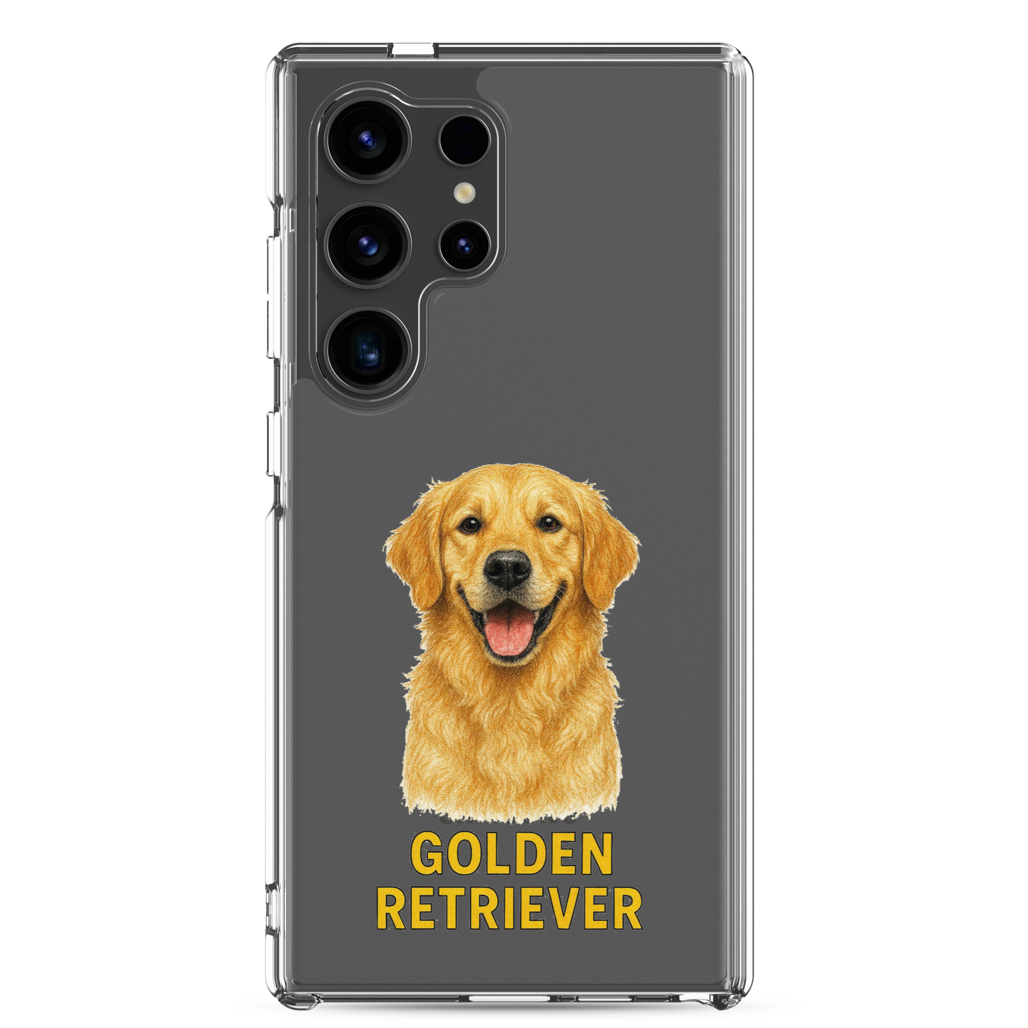 Golden Retriever Clear Case for Samsung