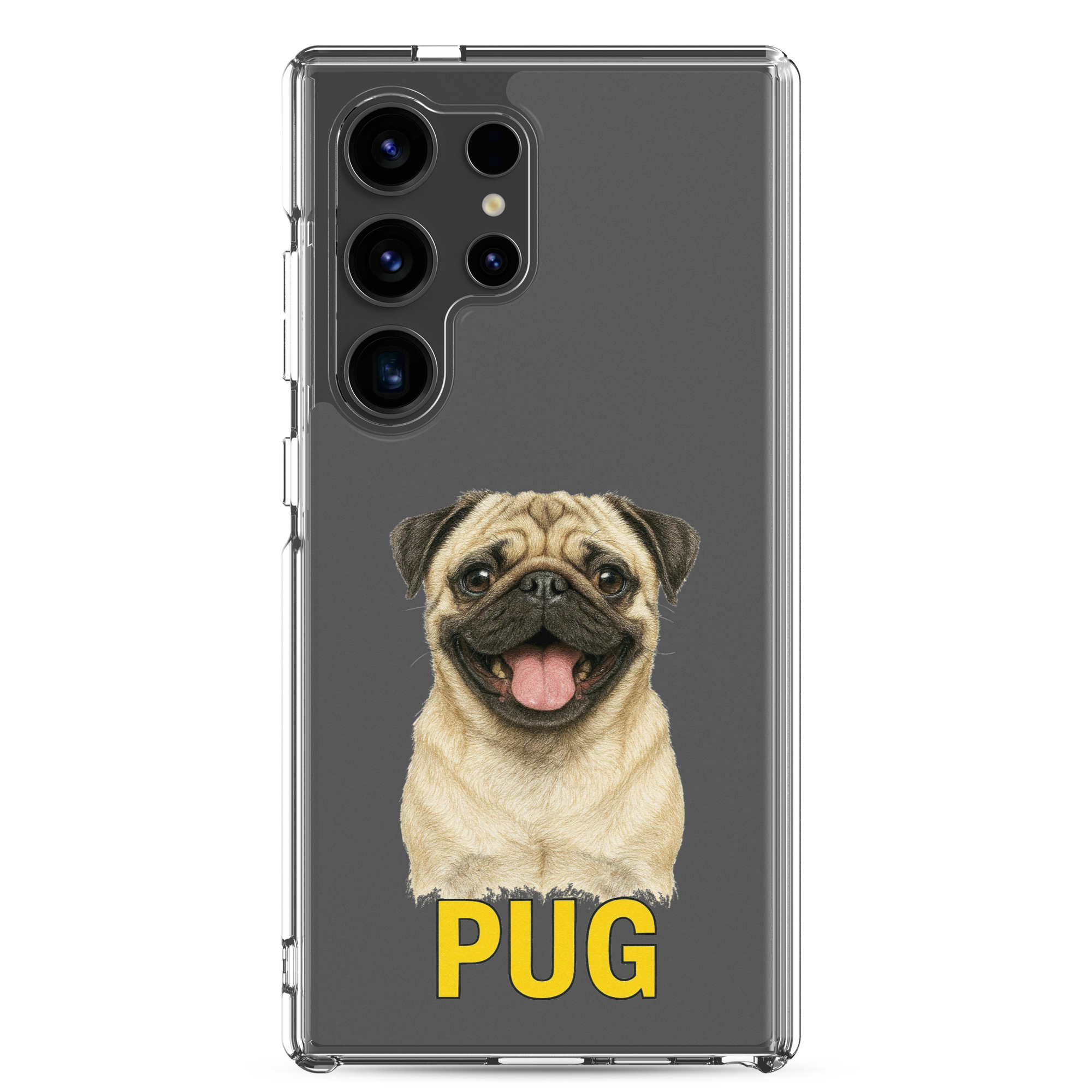 Pug Clear Case for Samsung
