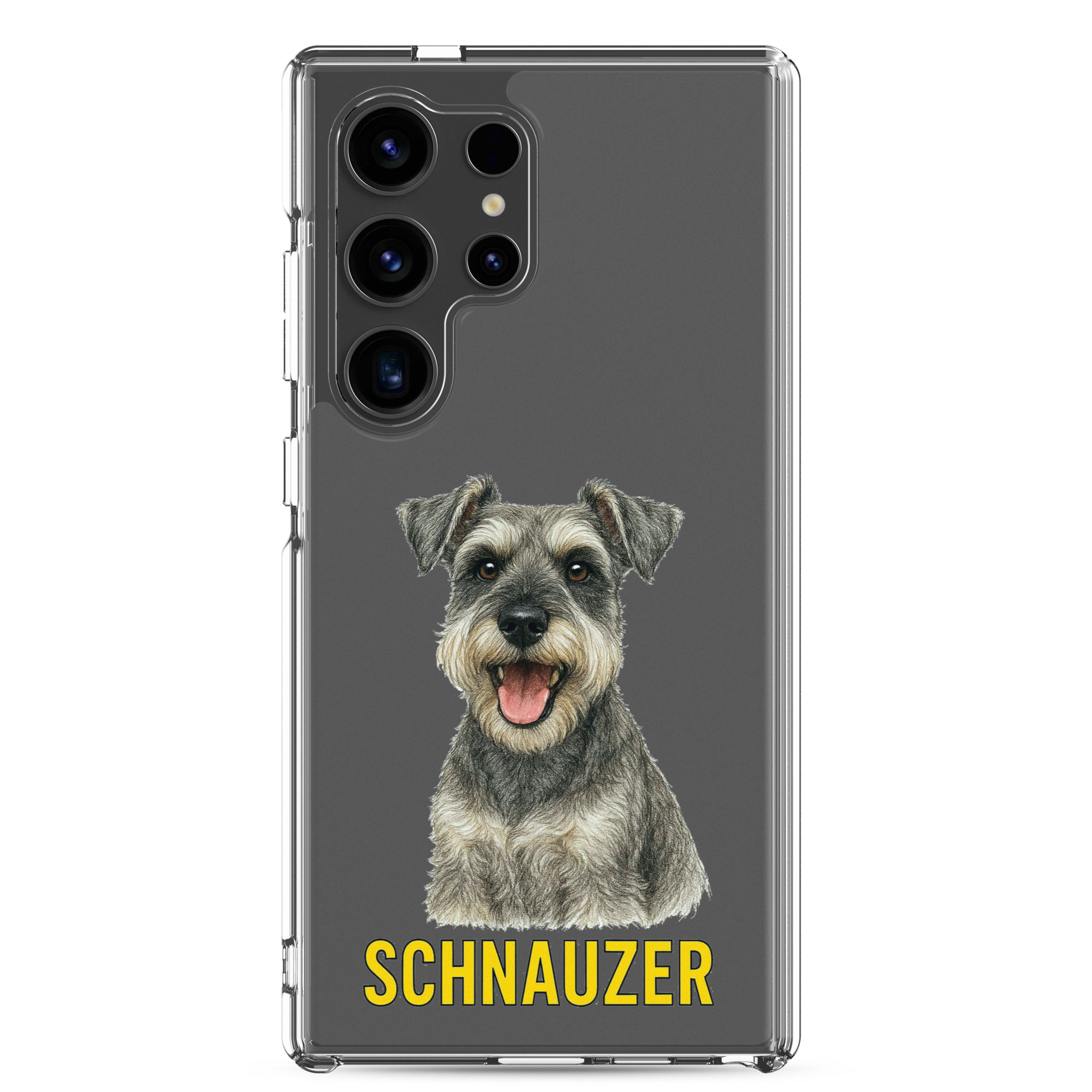 Schnauzer Clear Case for Samsung