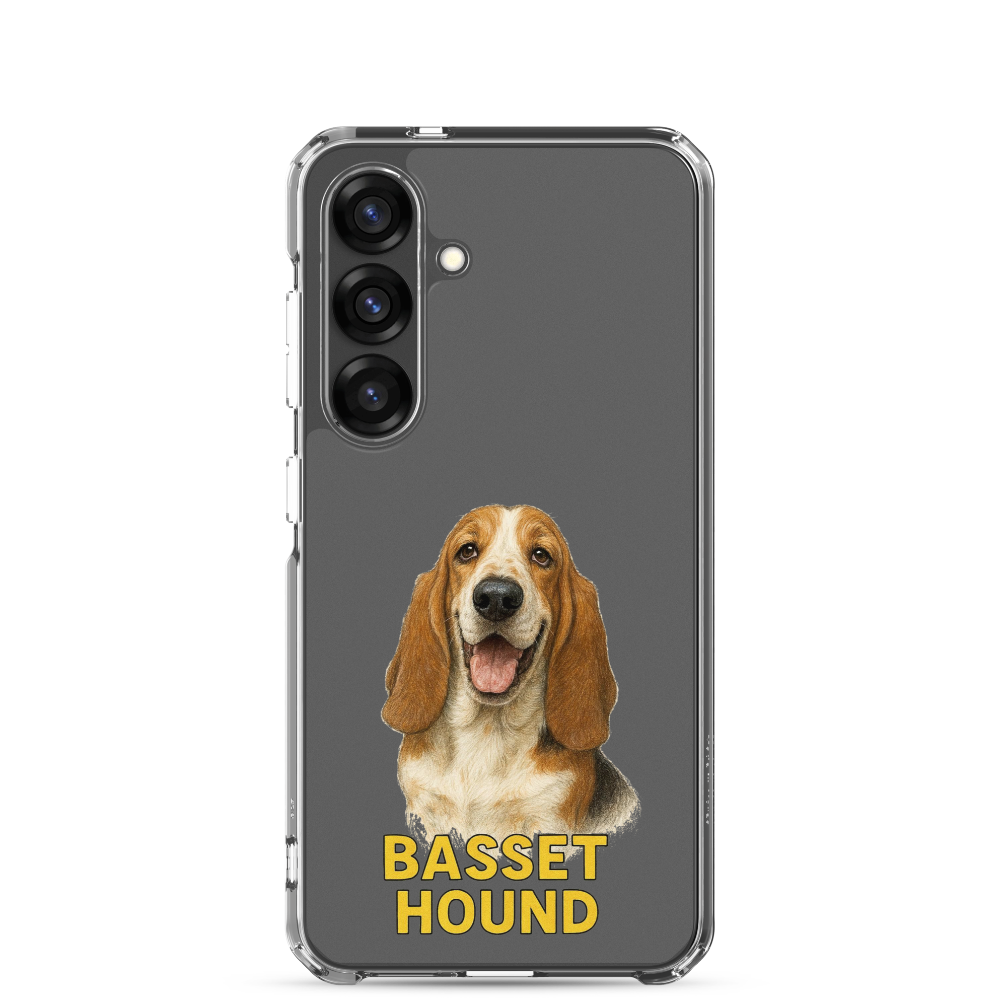 Basset Hound Clear Case for Samsung
