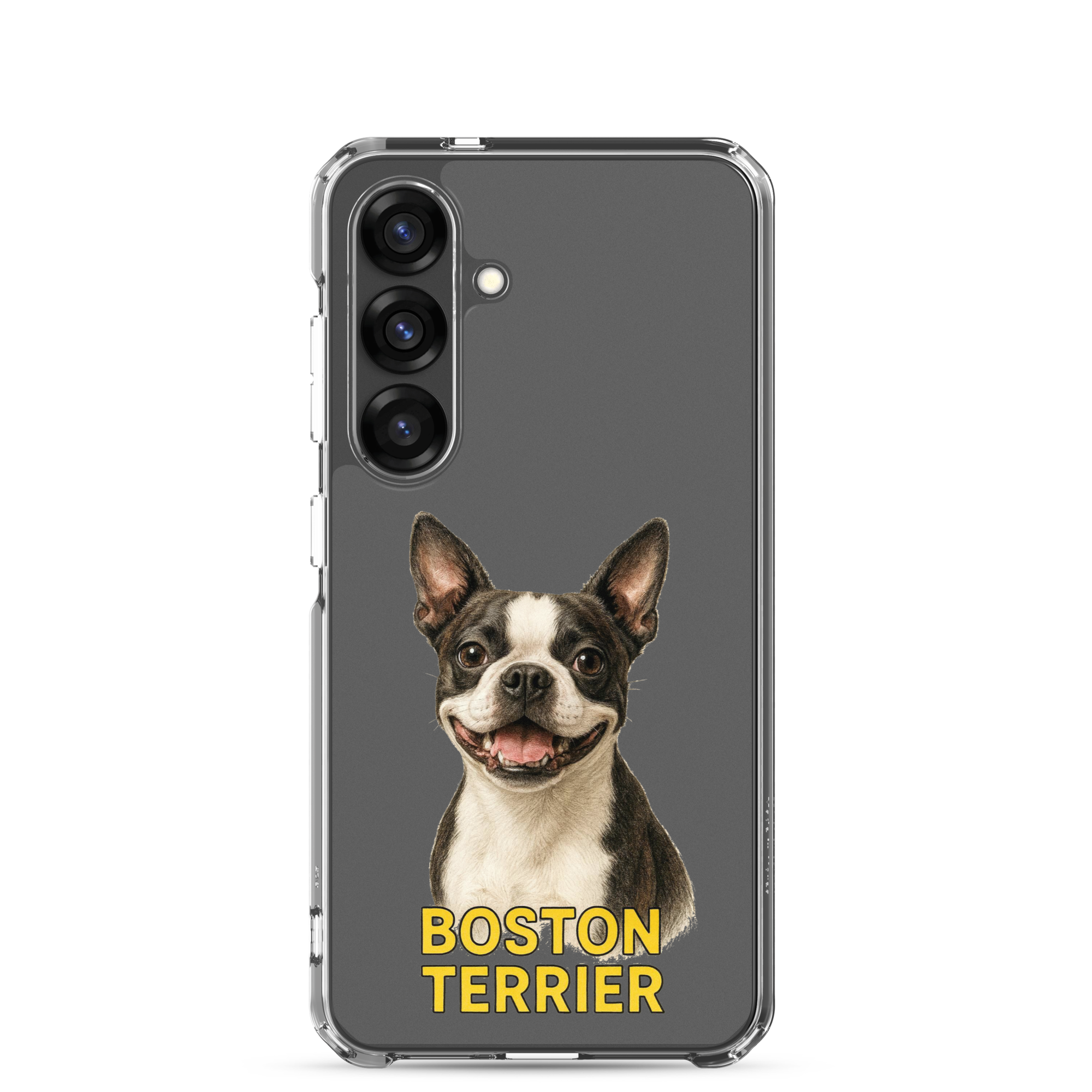 Boston Terrier Clear Case for Samsung