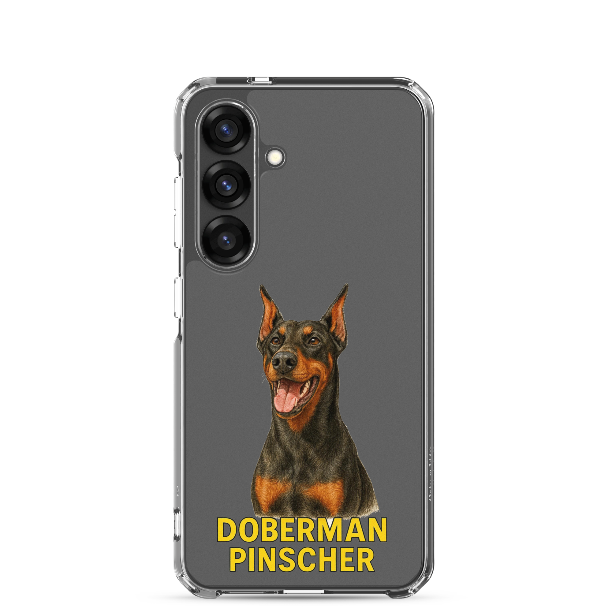 Doberman Pinscher Clear Case for Samsung