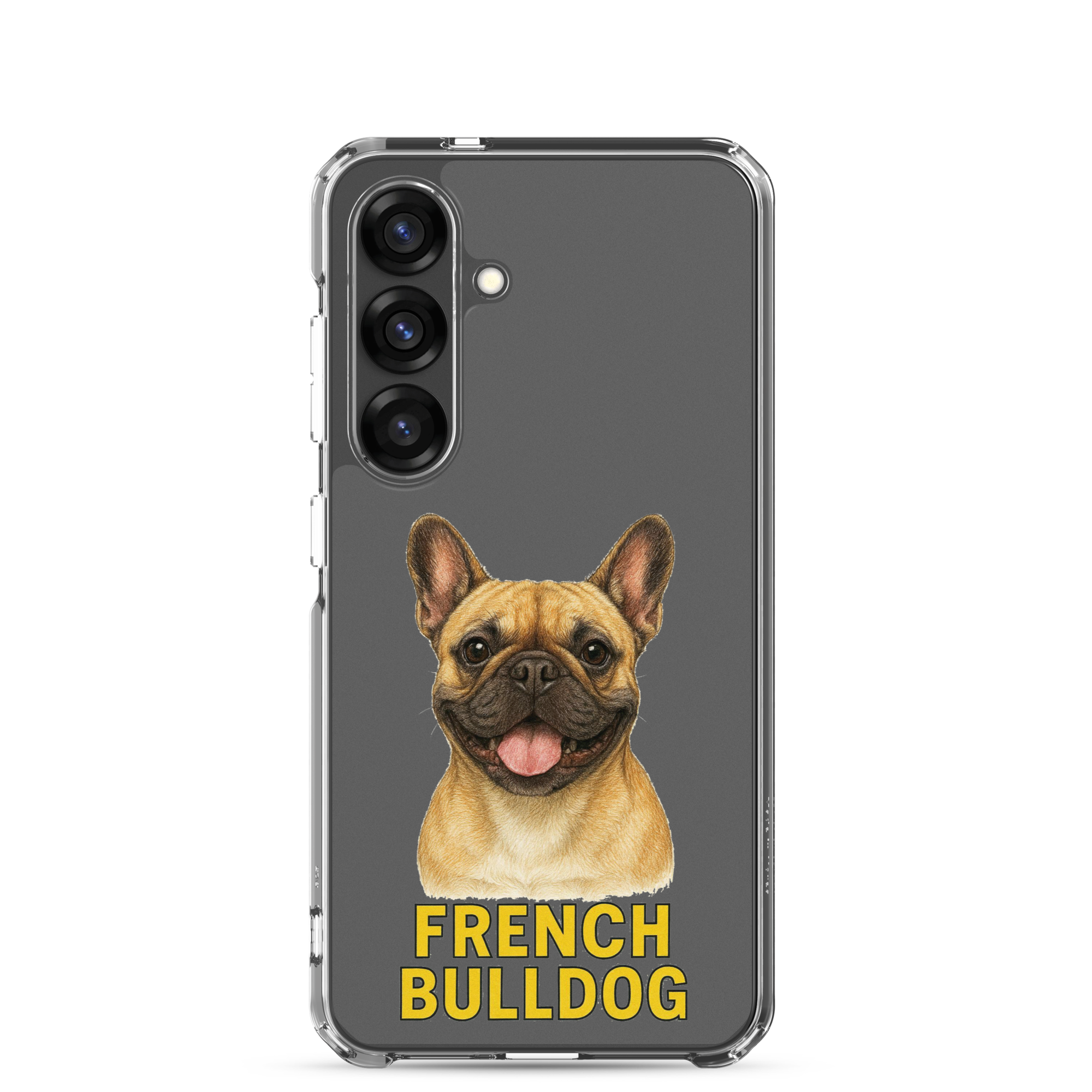 French Bulldog Clear Case for Samsung