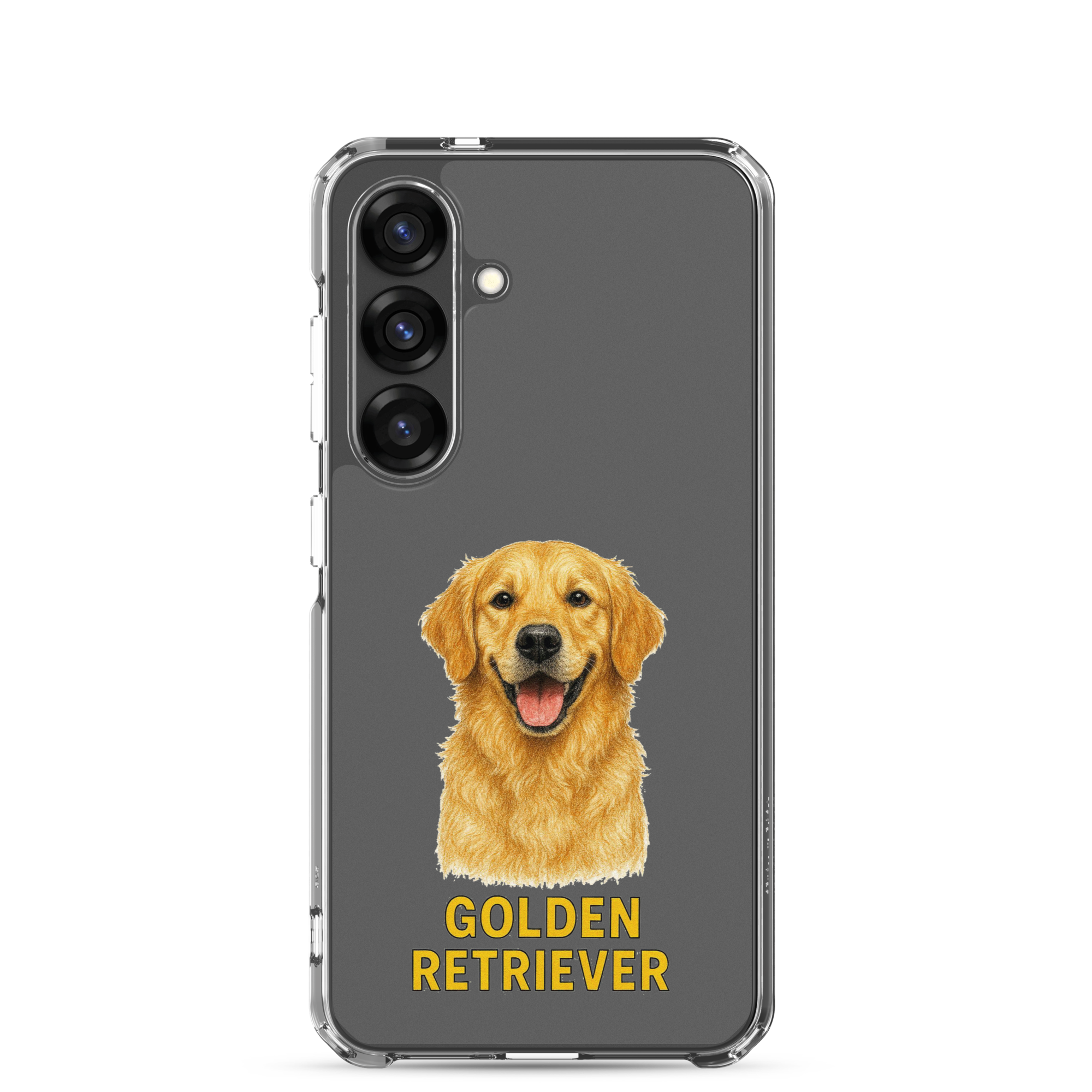Golden Retriever Clear Case for Samsung