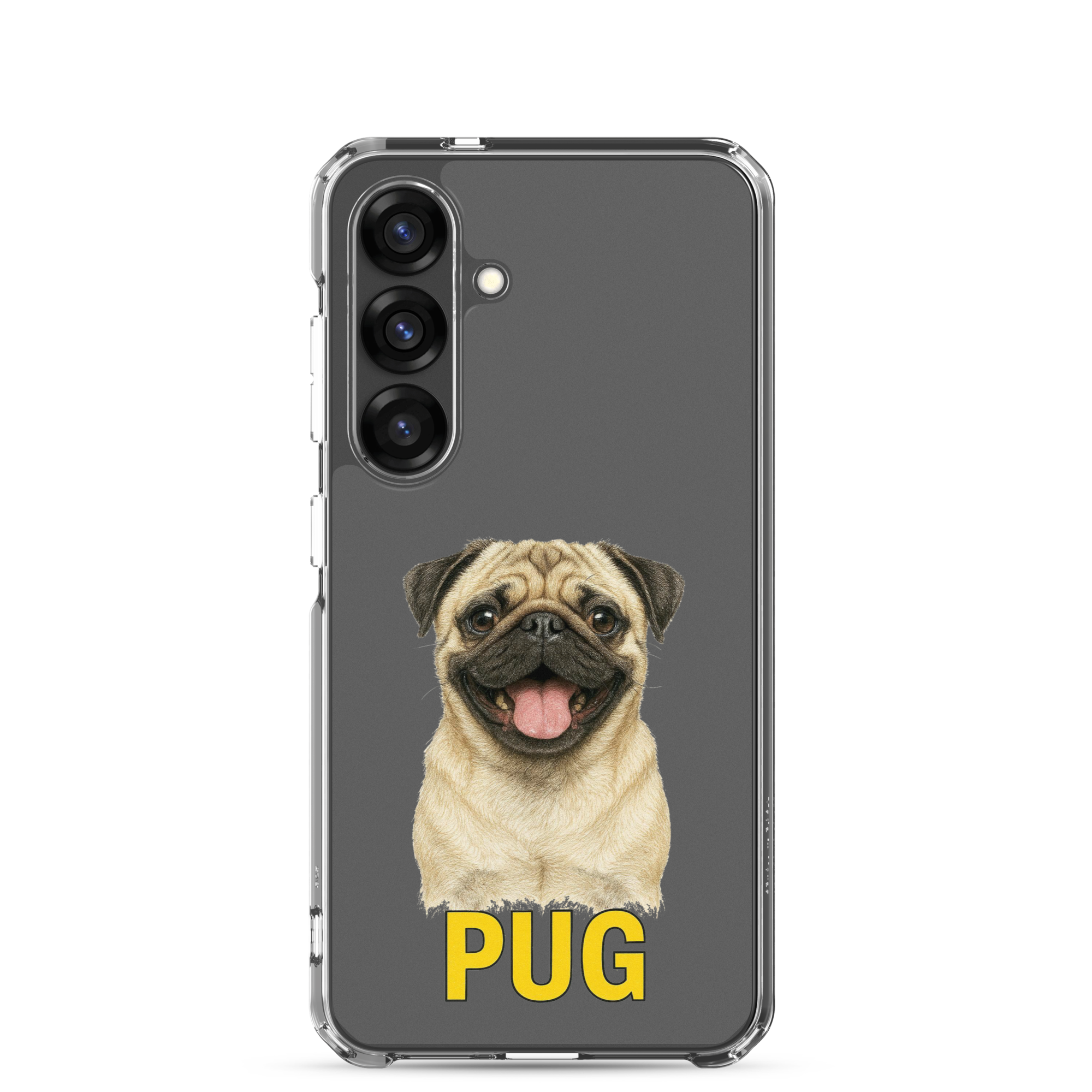 Pug Clear Case for Samsung
