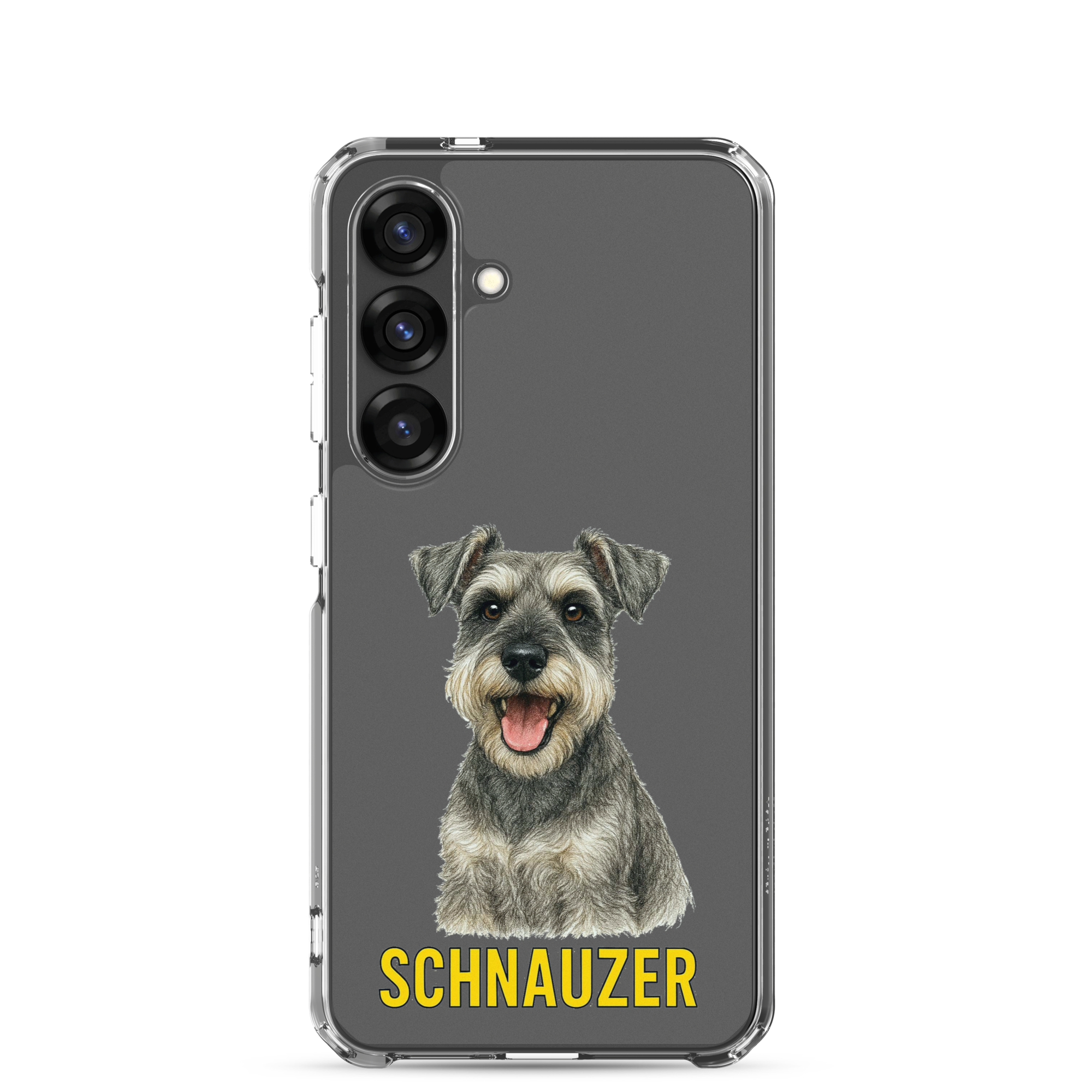 Schnauzer Clear Case for Samsung