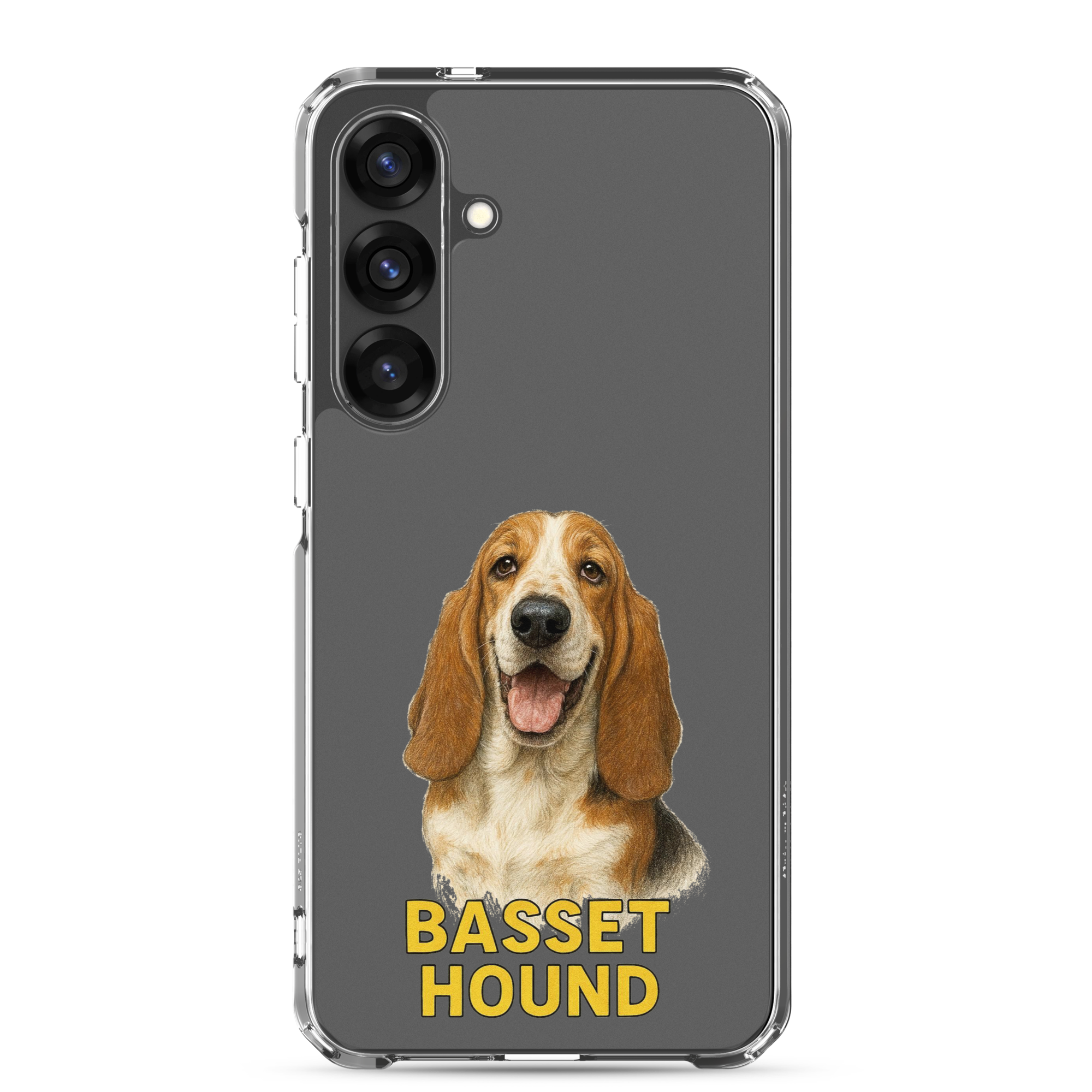 Basset Hound Clear Case for Samsung