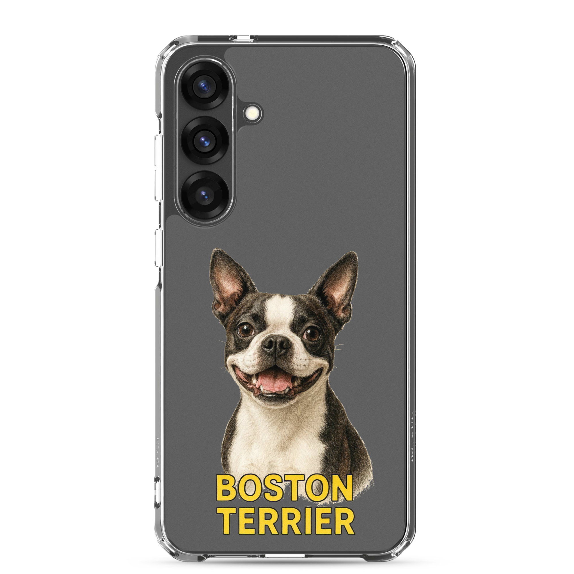 Boston Terrier Clear Case for Samsung