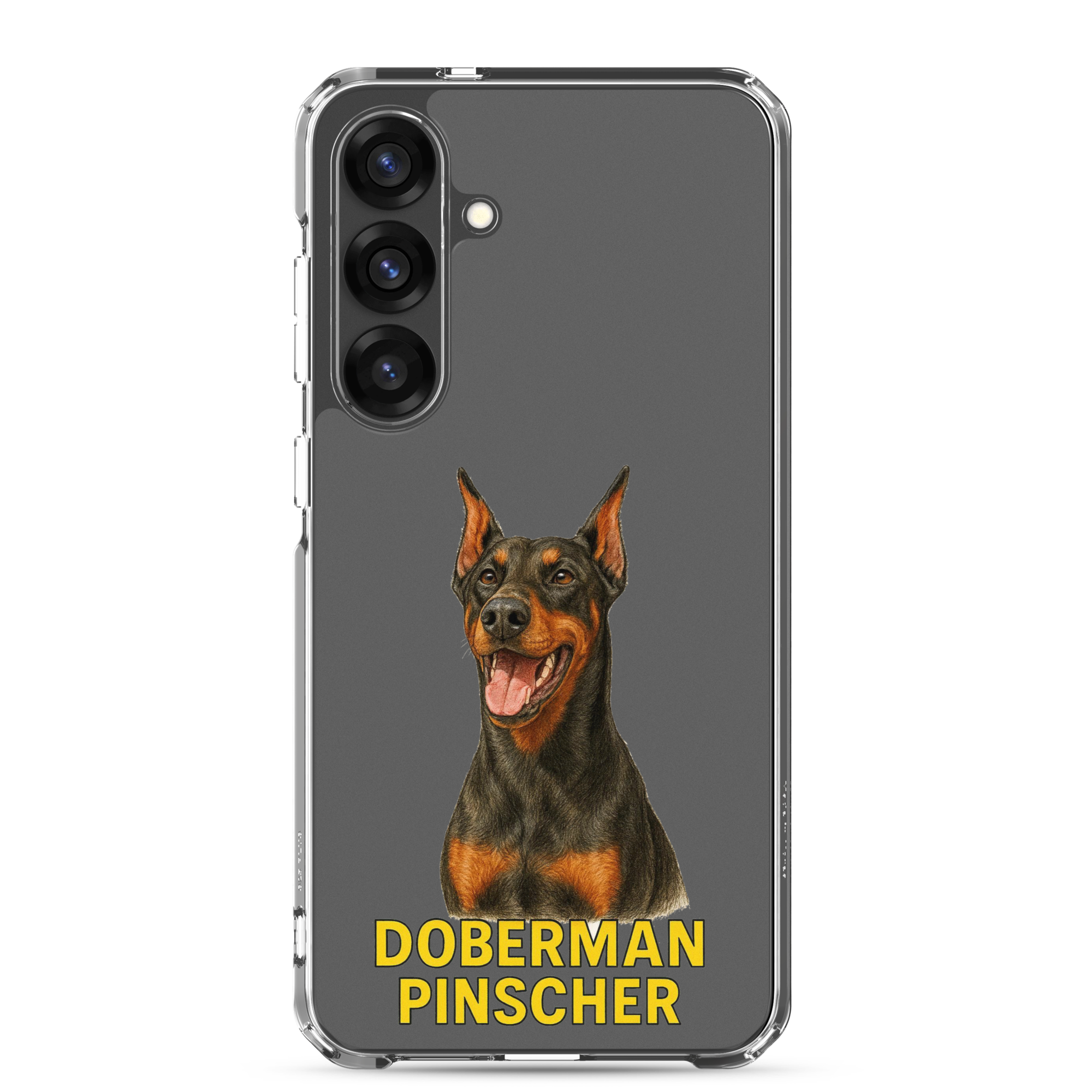 Doberman Pinscher Clear Case for Samsung