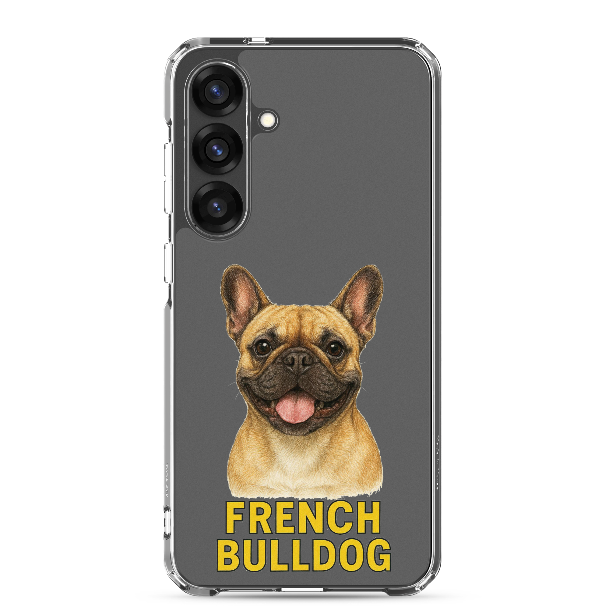 French Bulldog Clear Case for Samsung