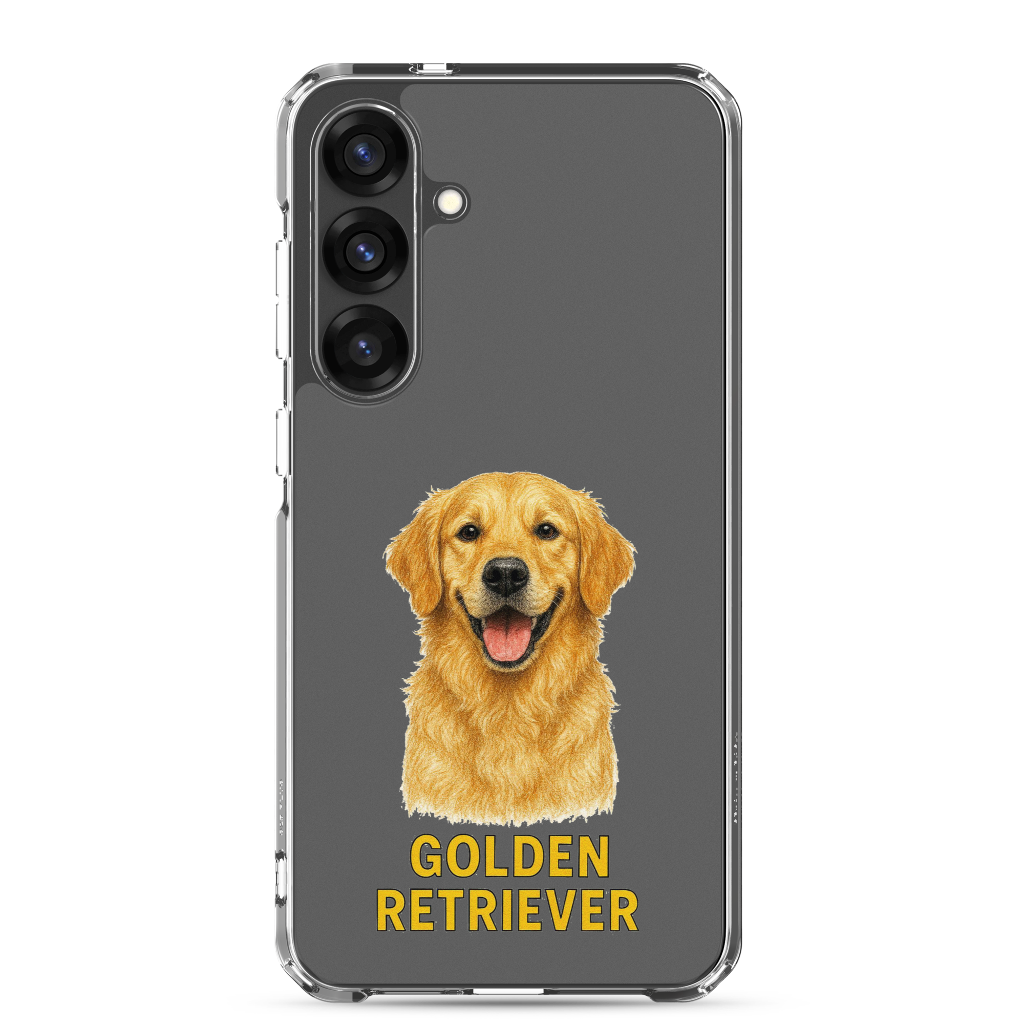 Golden Retriever Clear Case for Samsung