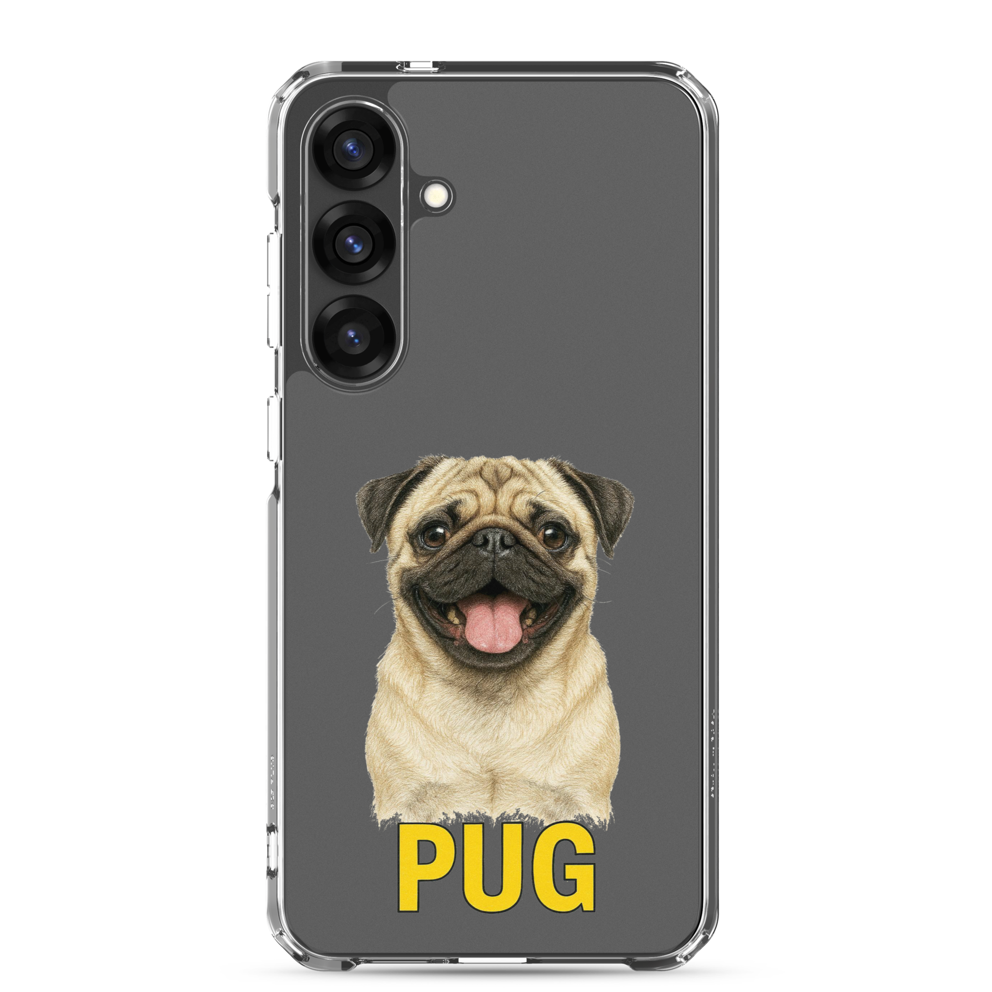 Pug Clear Case for Samsung