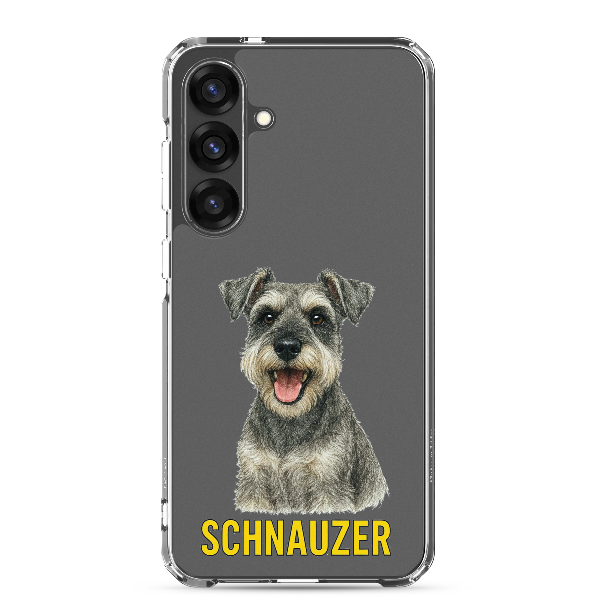 Schnauzer Clear Case for Samsung