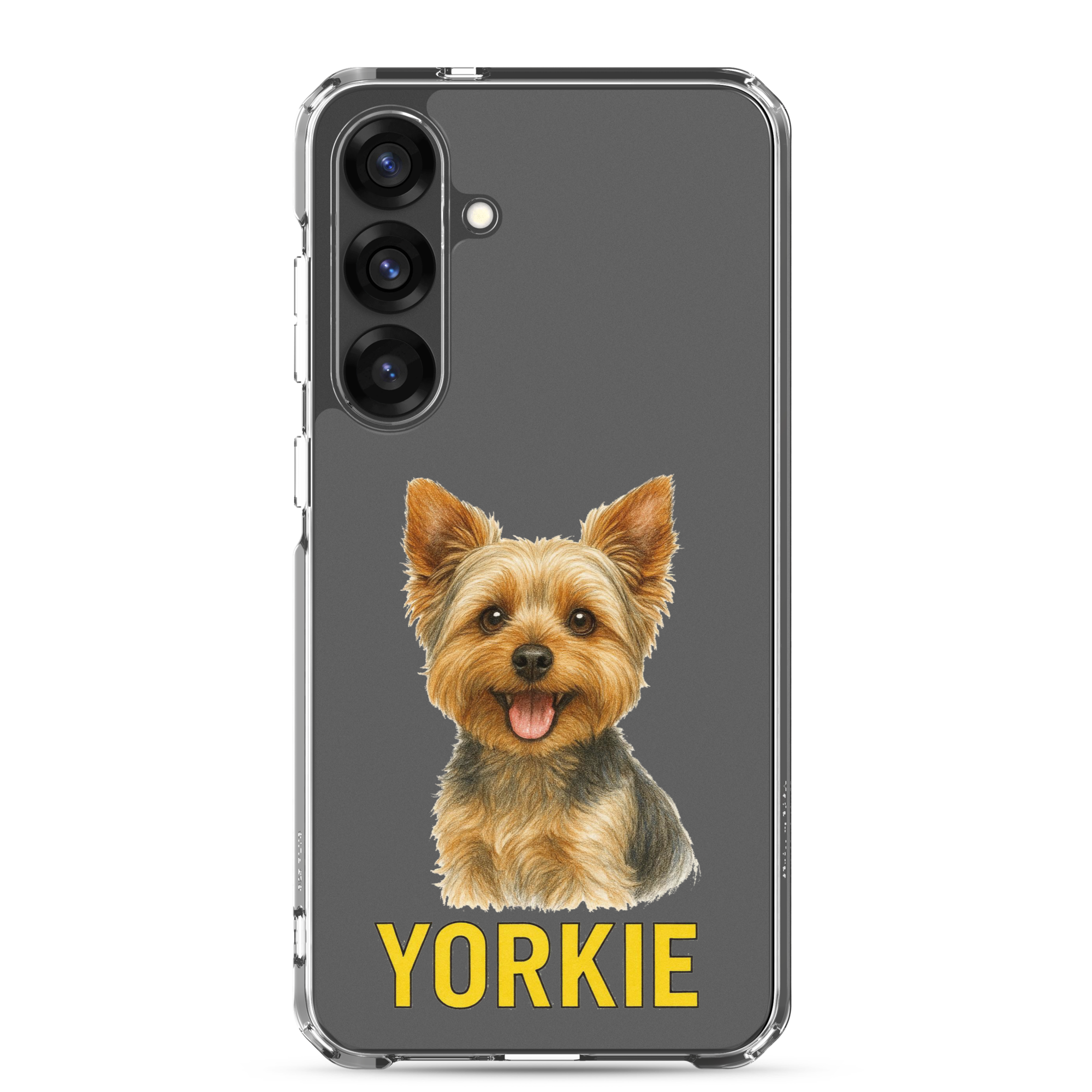 Yorkie Clear Case for Samsung
