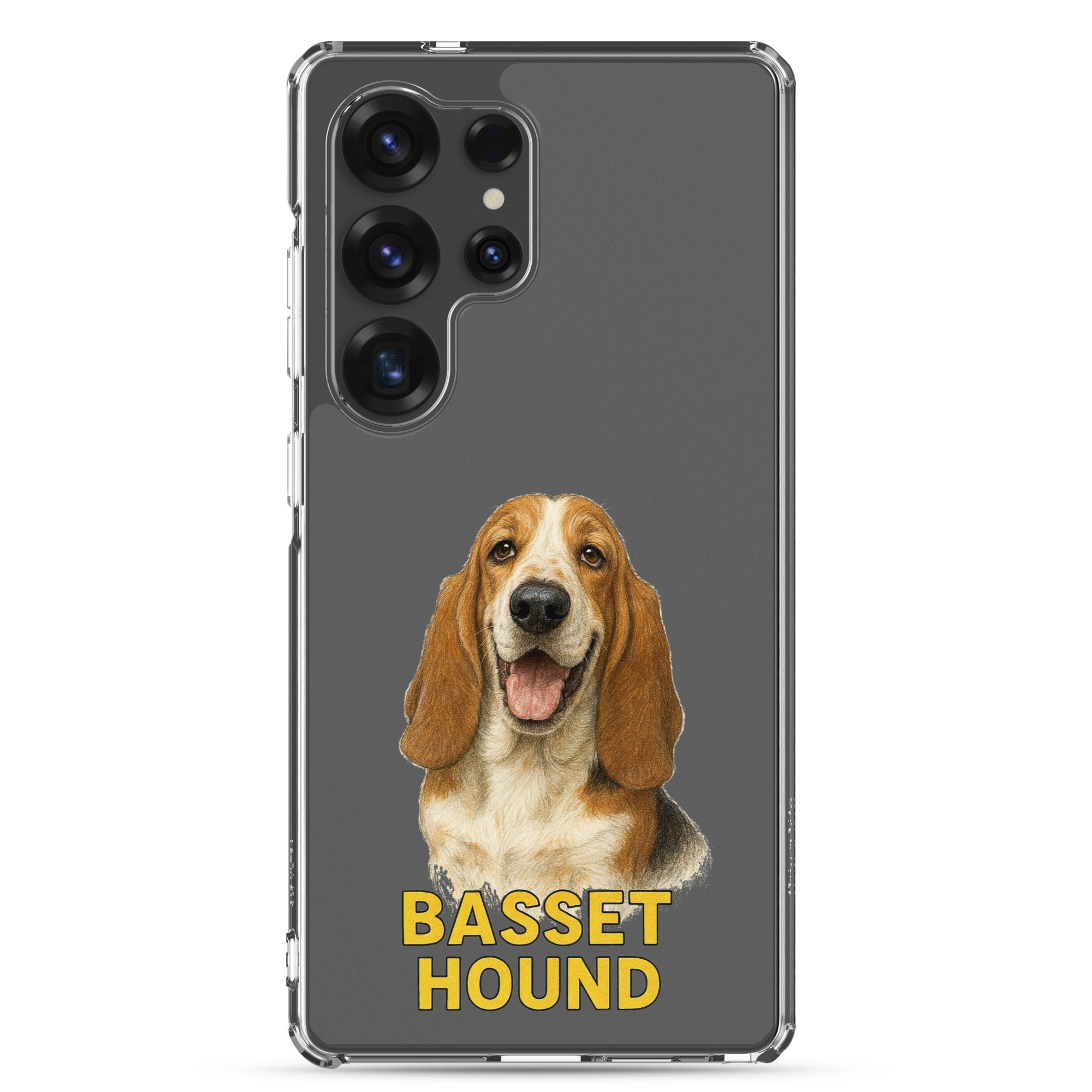 Basset Hound Clear Case for Samsung