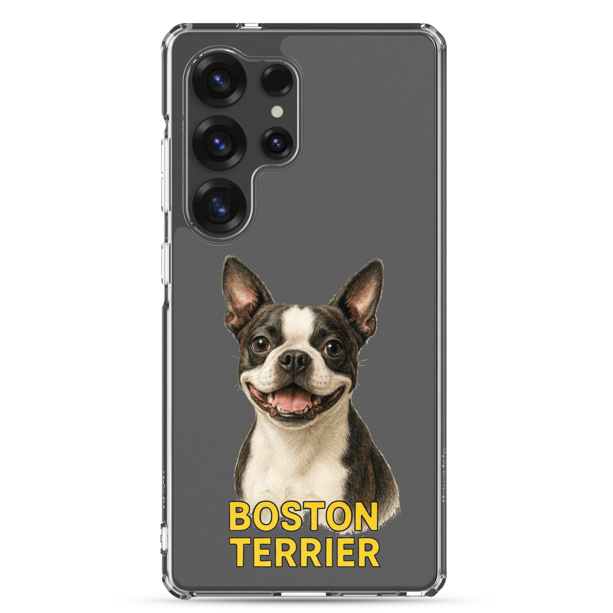 Boston Terrier Clear Case for Samsung