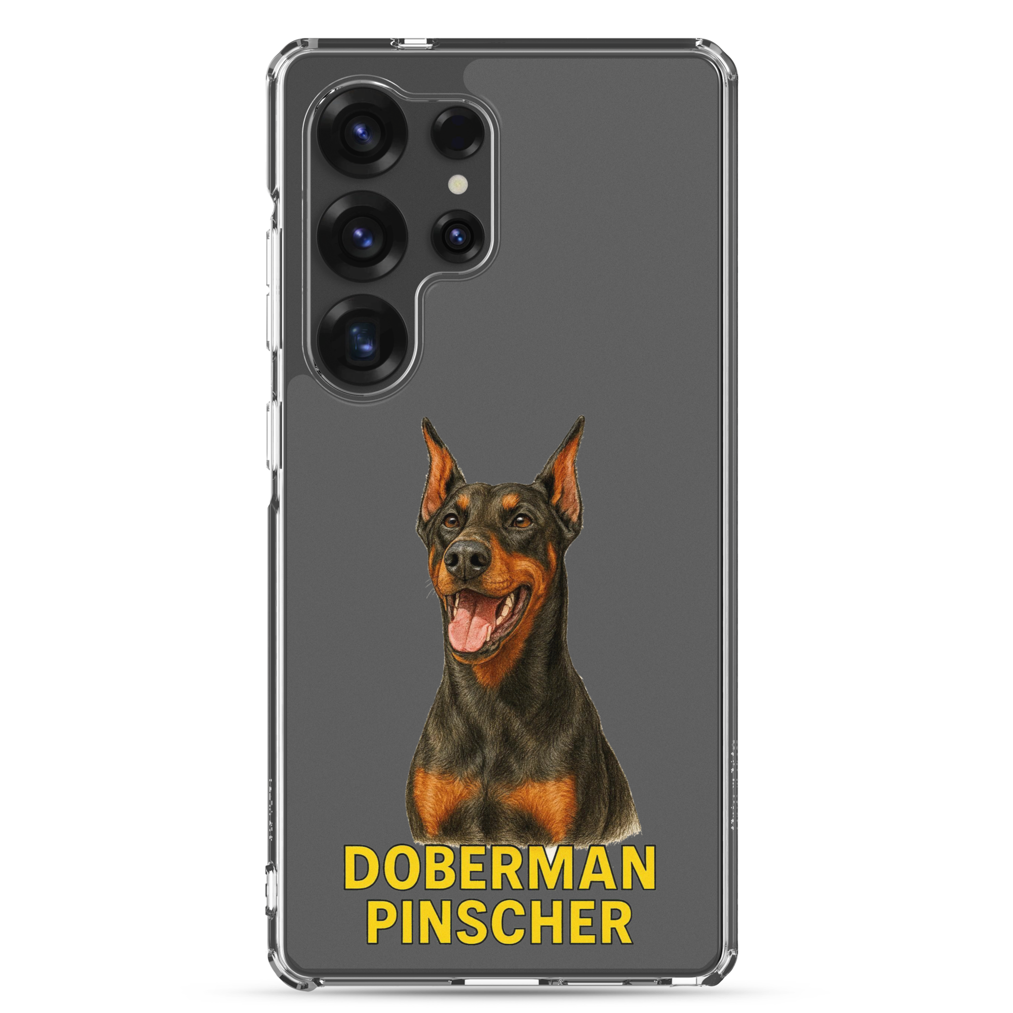 Doberman Pinscher Clear Case for Samsung