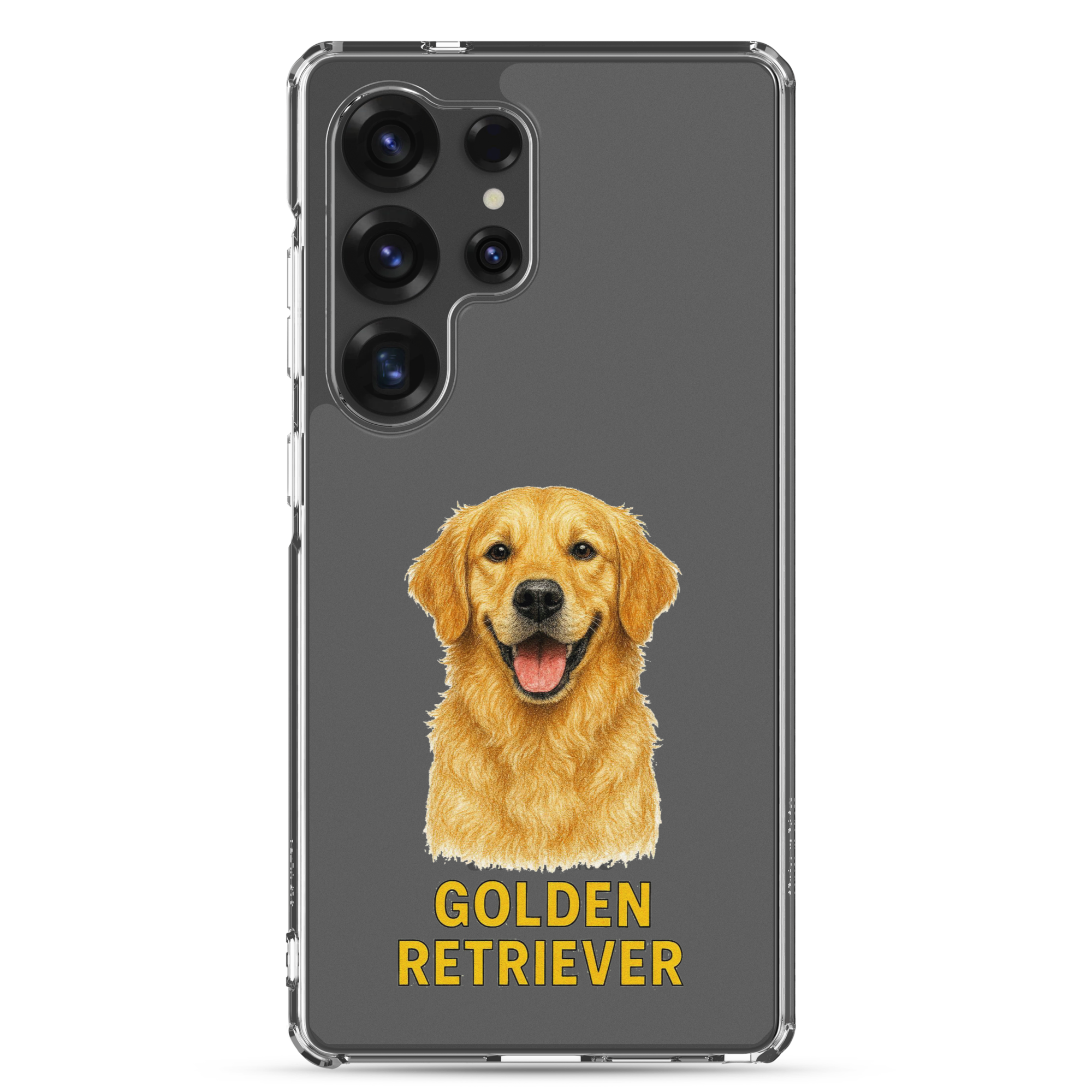 Golden Retriever Clear Case for Samsung