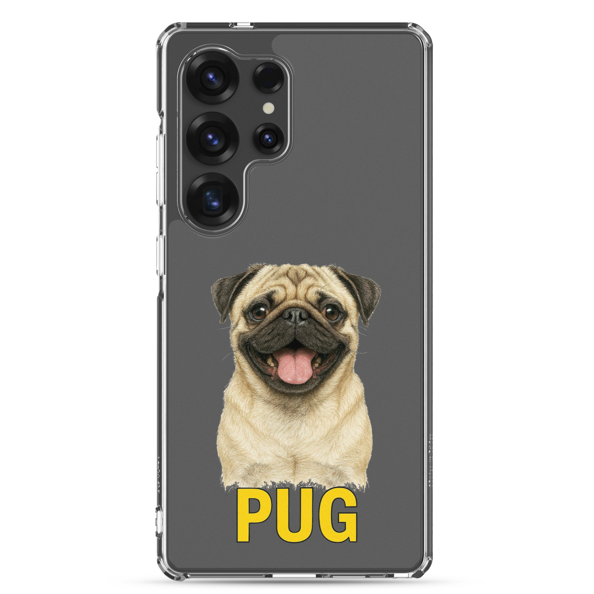 Pug Clear Case for Samsung