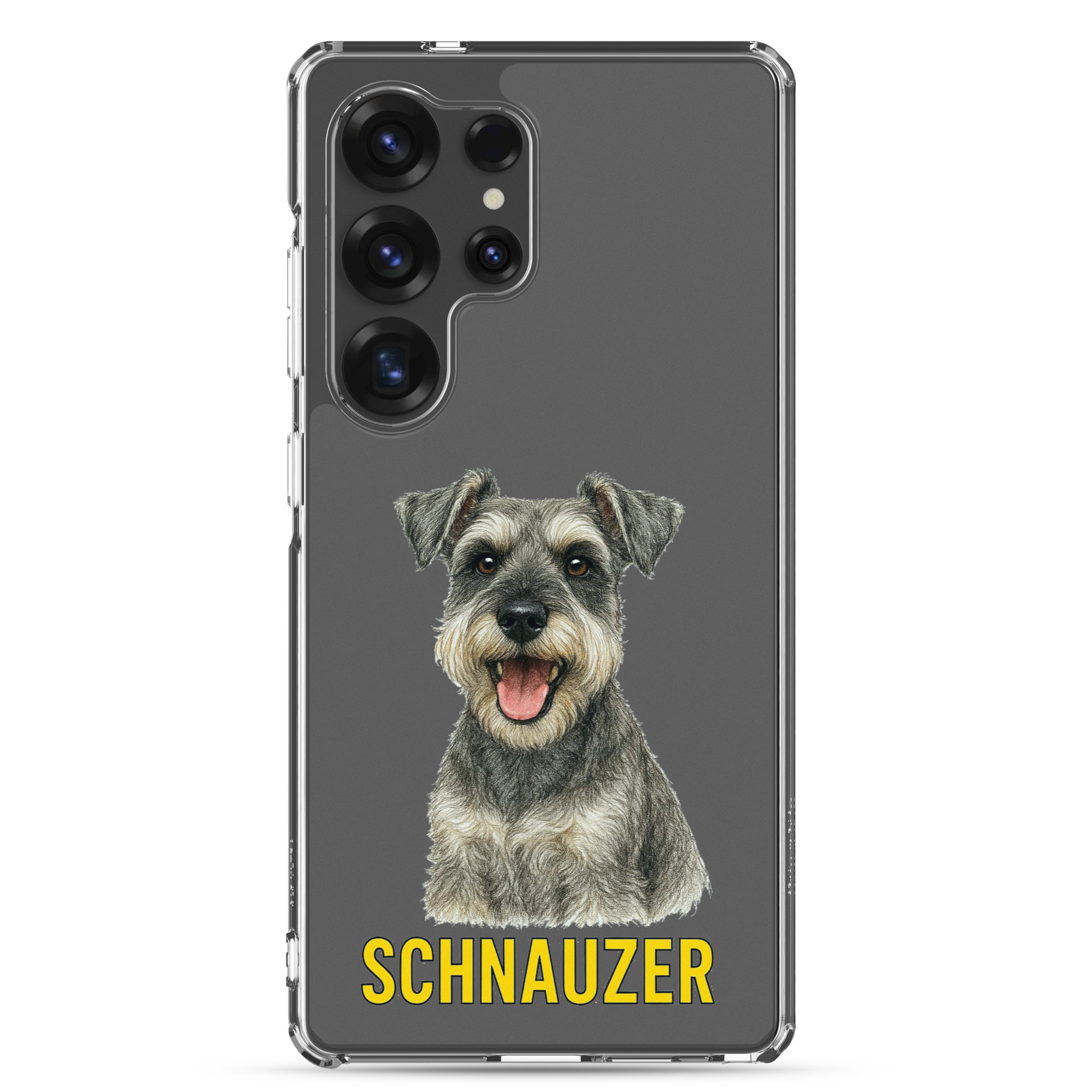 Schnauzer Clear Case for Samsung