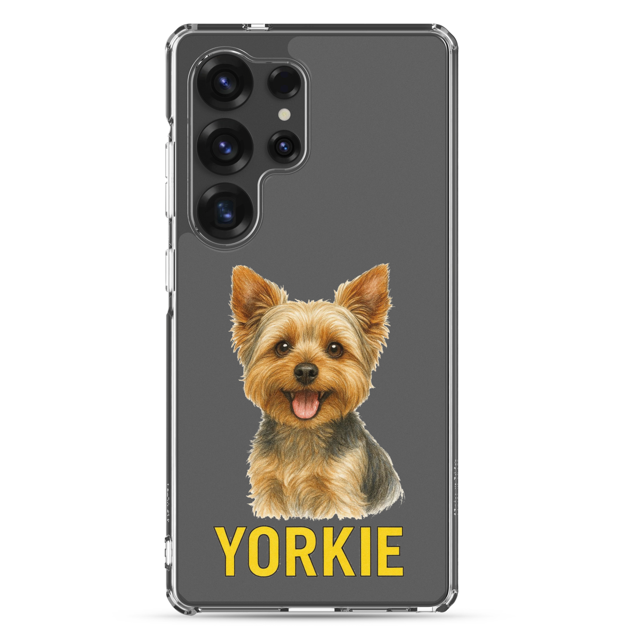 Yorkie Clear Case for Samsung