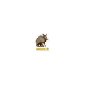 Armadillo Die-cut sticker