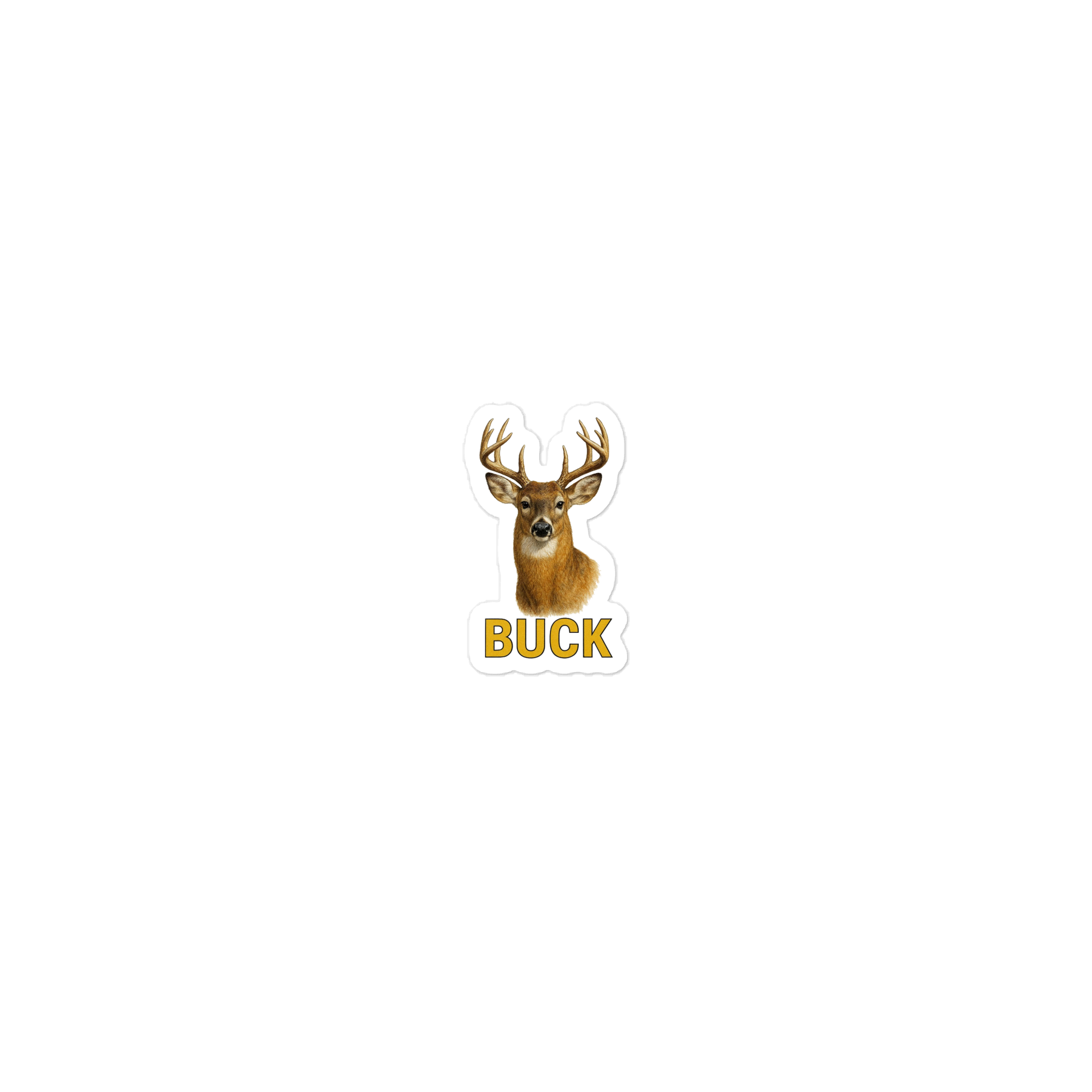 Buck Die-cut sticker