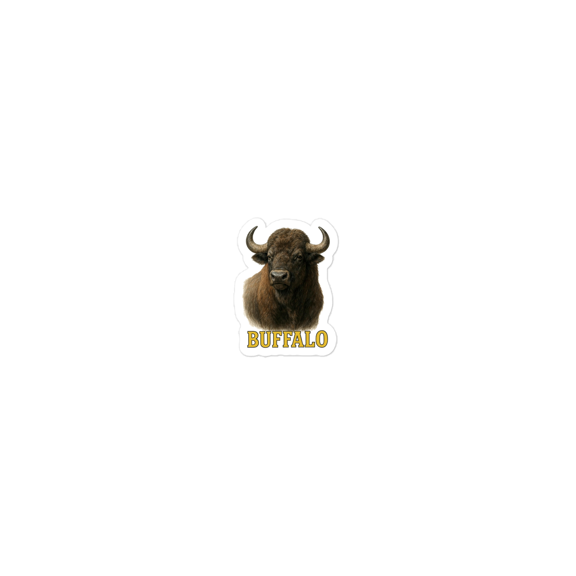 Buffalo Die-cut sticker