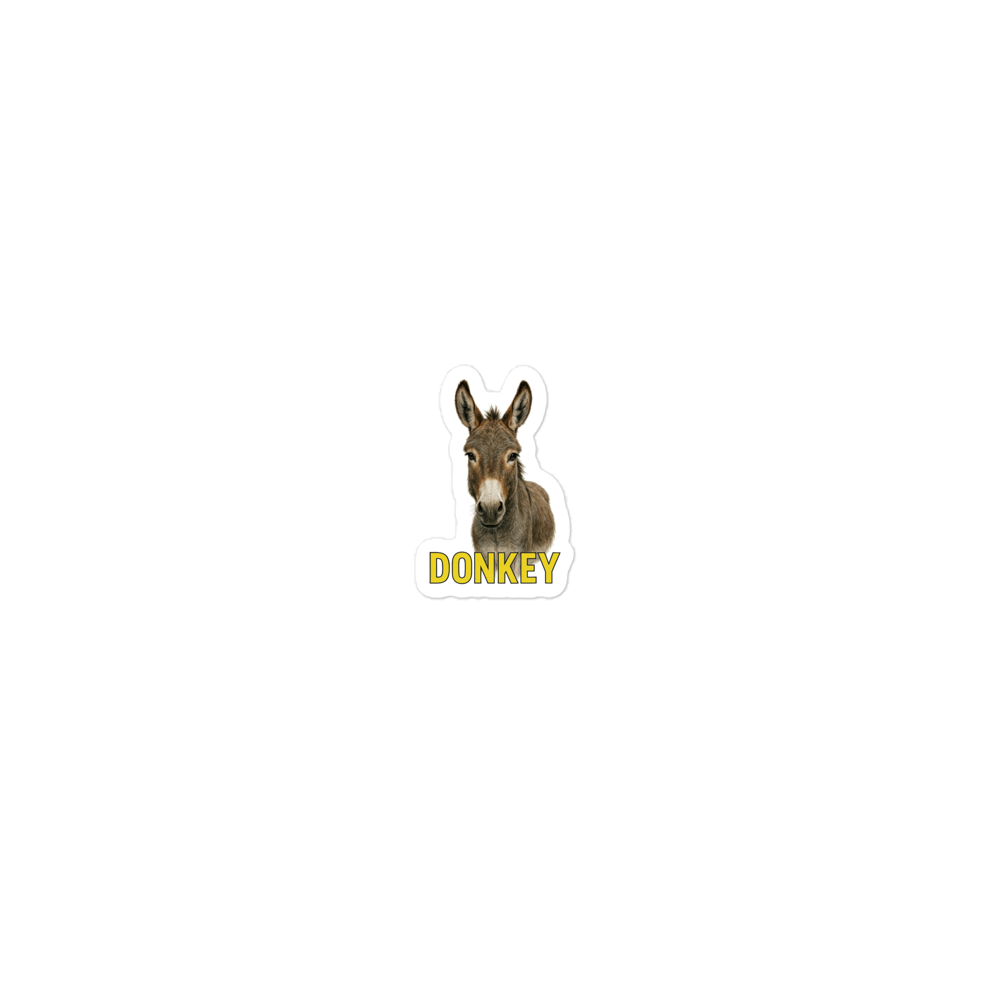 Donkey Die-cut sticker