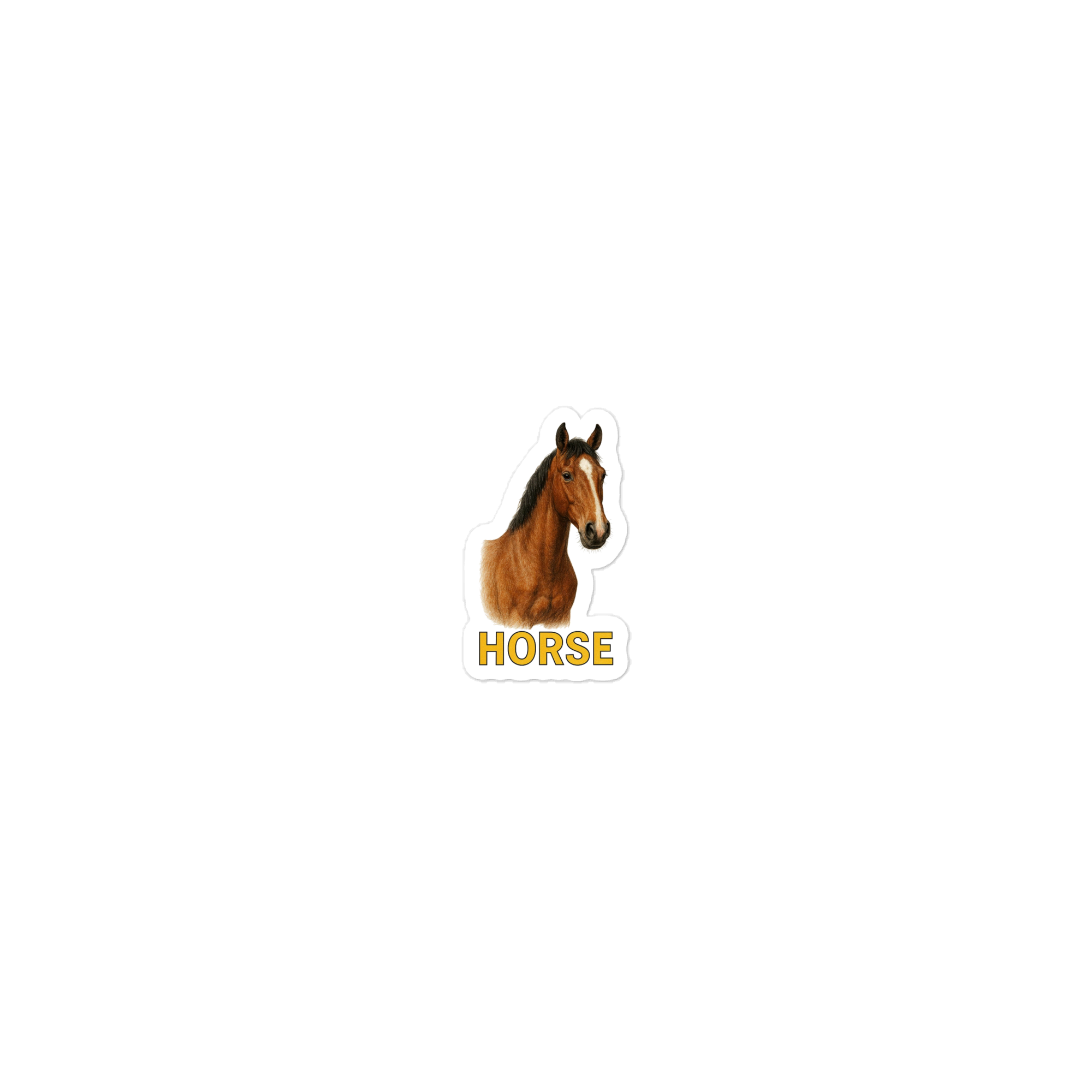 Horse Die-cut sticker