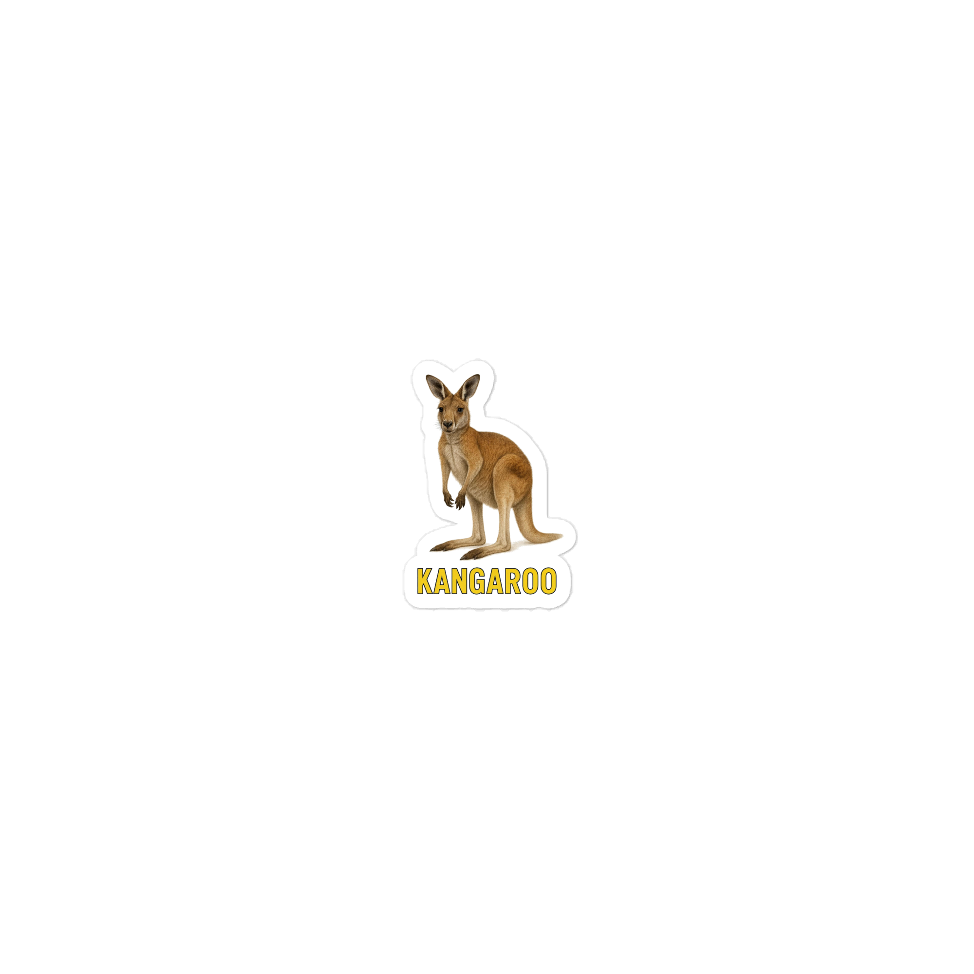 Kangaroo Die-cut sticker