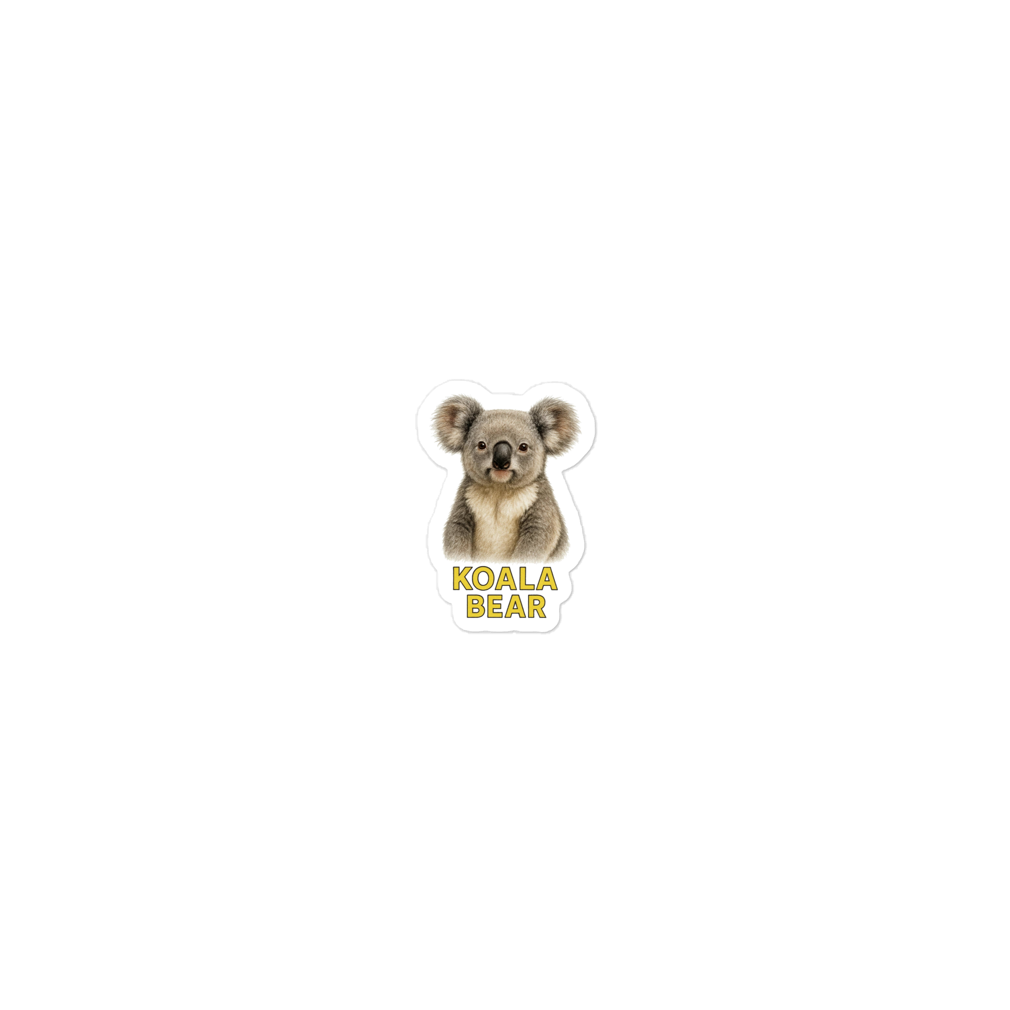 Koala Bear Die-cut sticker