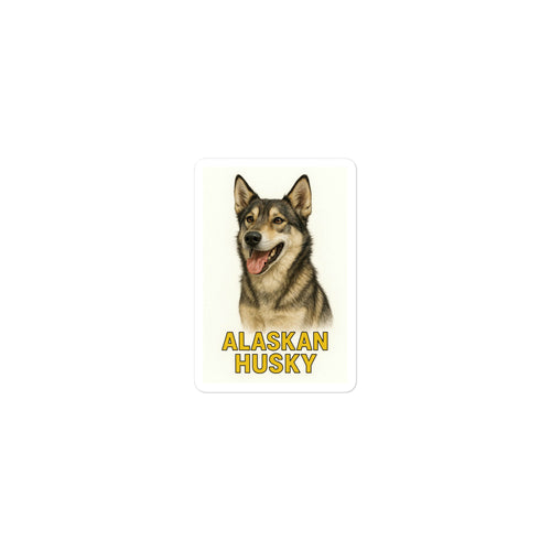 Alaskan Husky Die-cut sticker